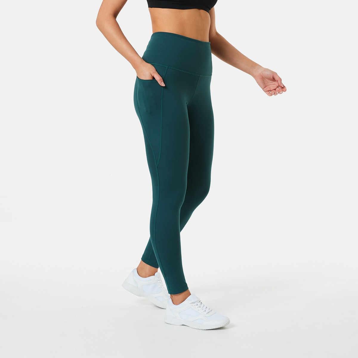 Active Womens Full Length Ultra High Rise Studio Leggings Kmart