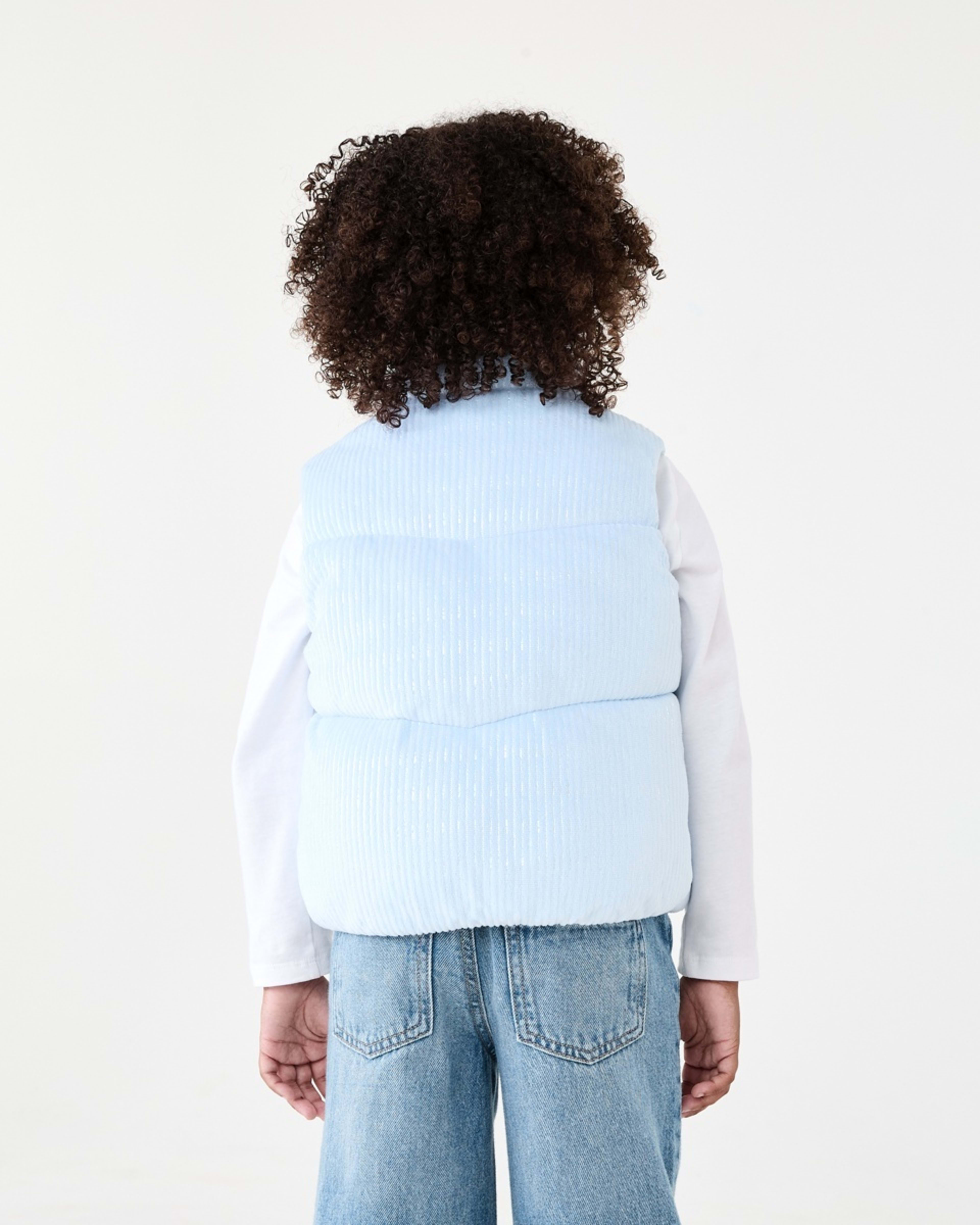 3 Puffer Vest Doll Blue, 3 of 10