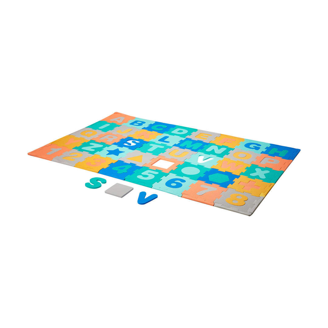 Letters shapes numbers foam playmat kmart