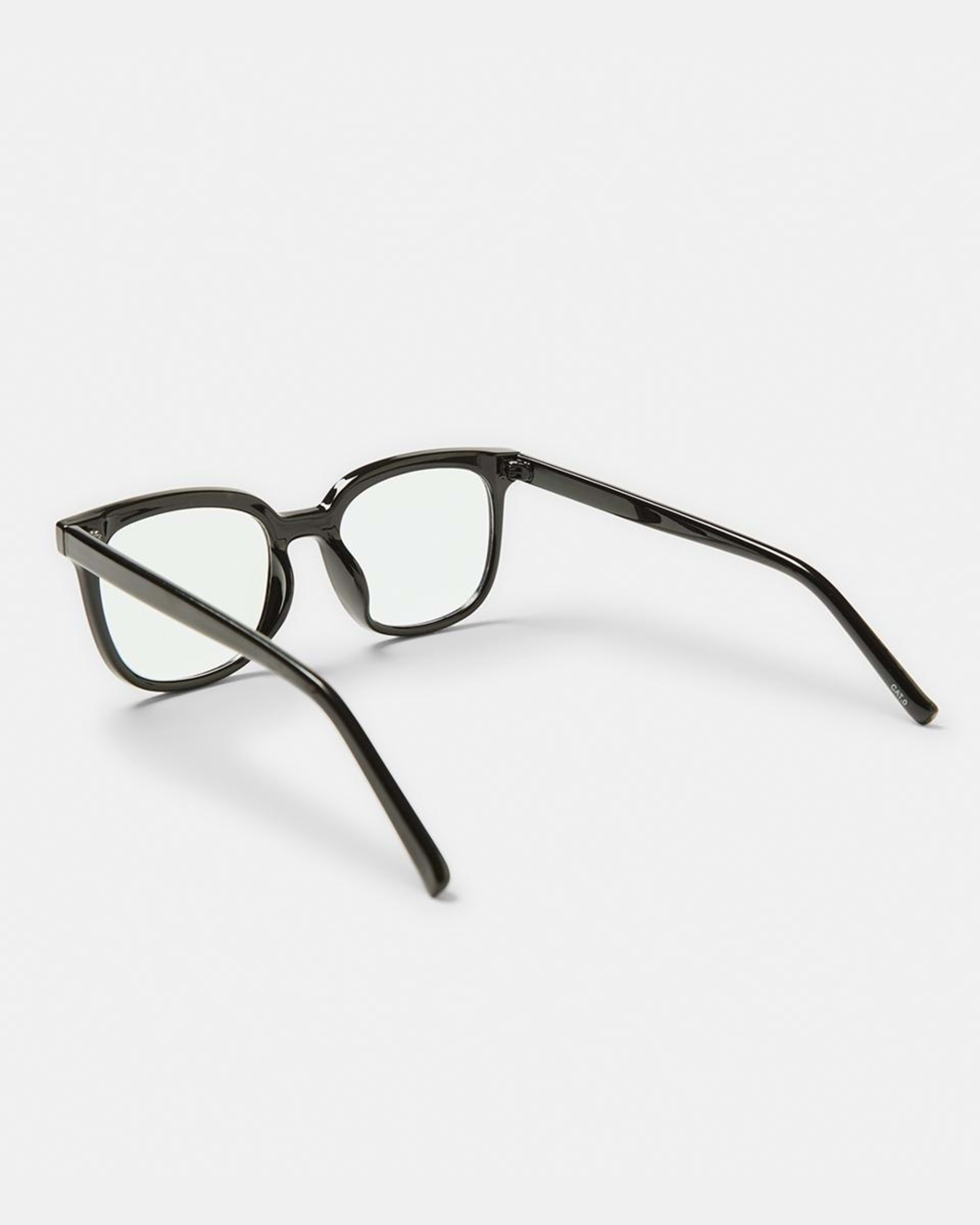2 Black Frame Blue Lens Glasses Clear, 2 of 6