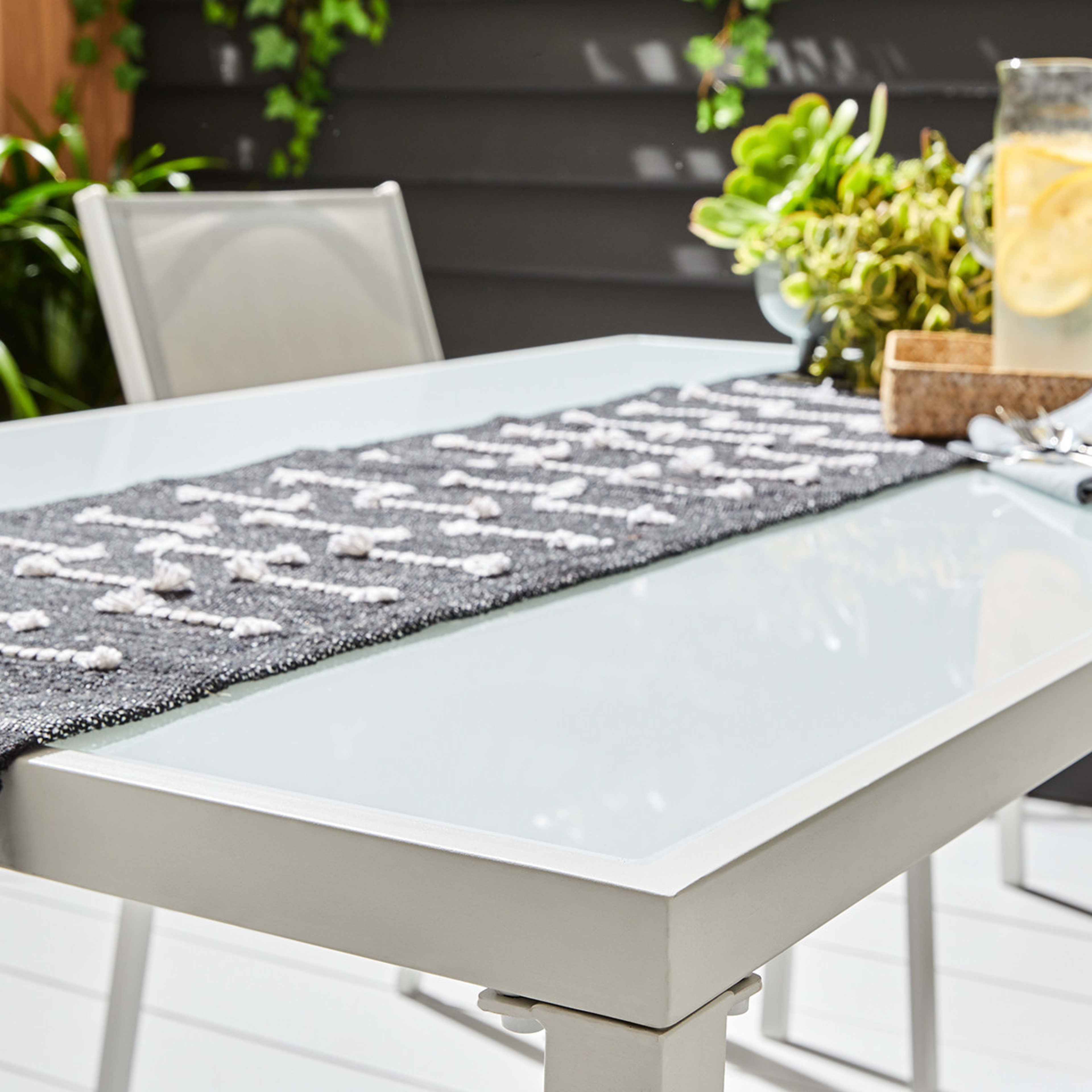 6 7 Piece Outdoor Dining Set - White, 6 of 7