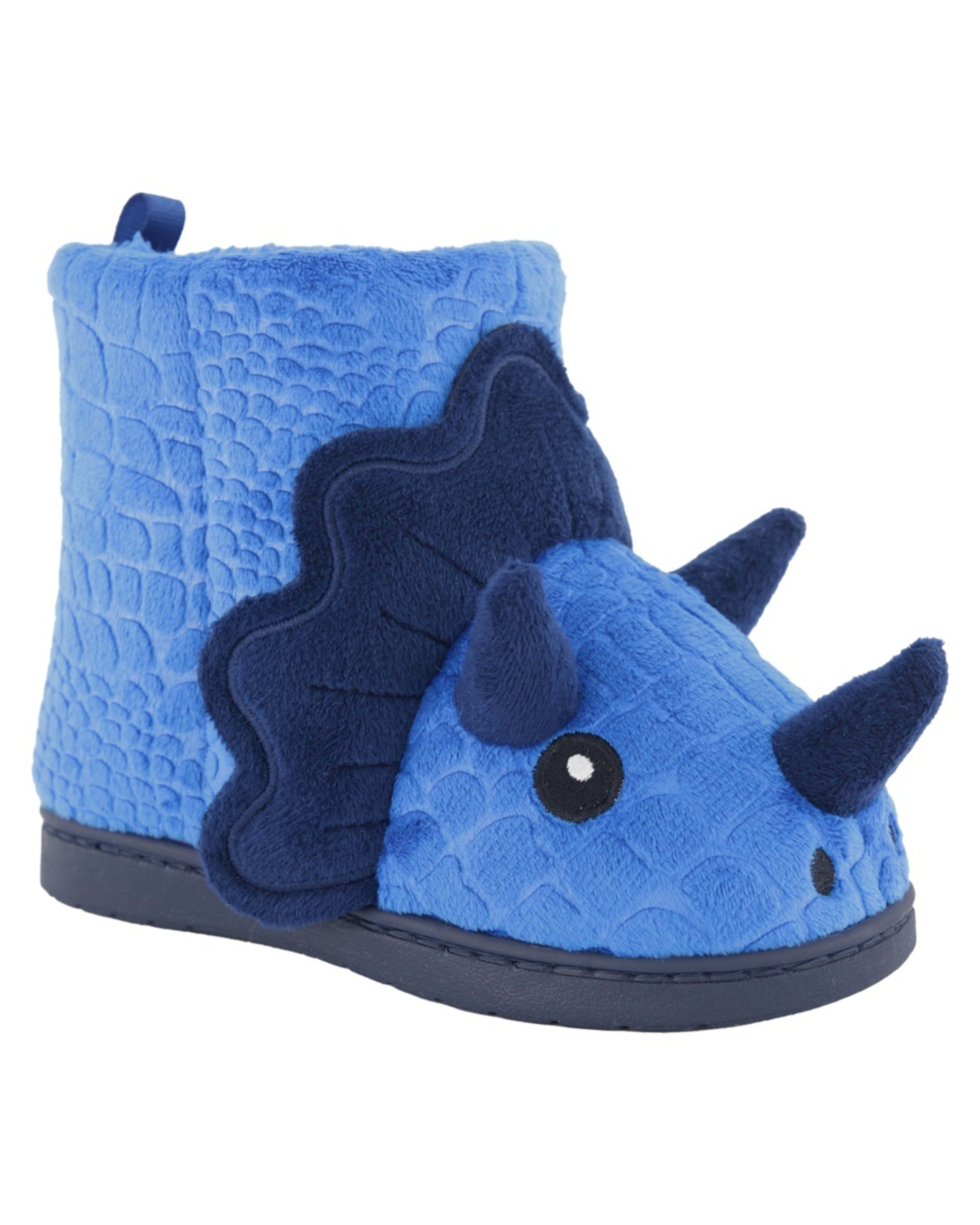 1 Junior Novelty Slipper Boots Strong Blue, 1 of 5