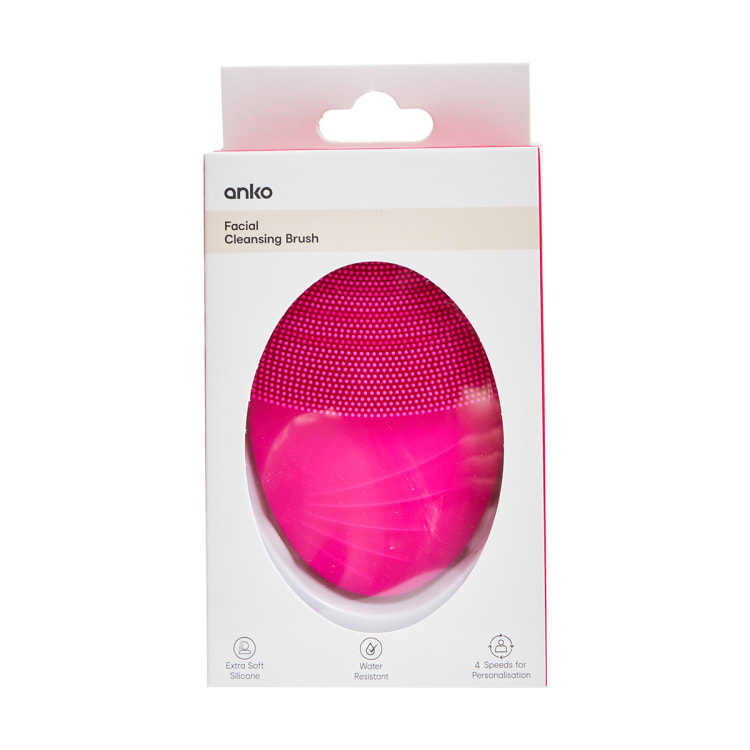 Facial Cleansing Brush Fuchsia Kmart