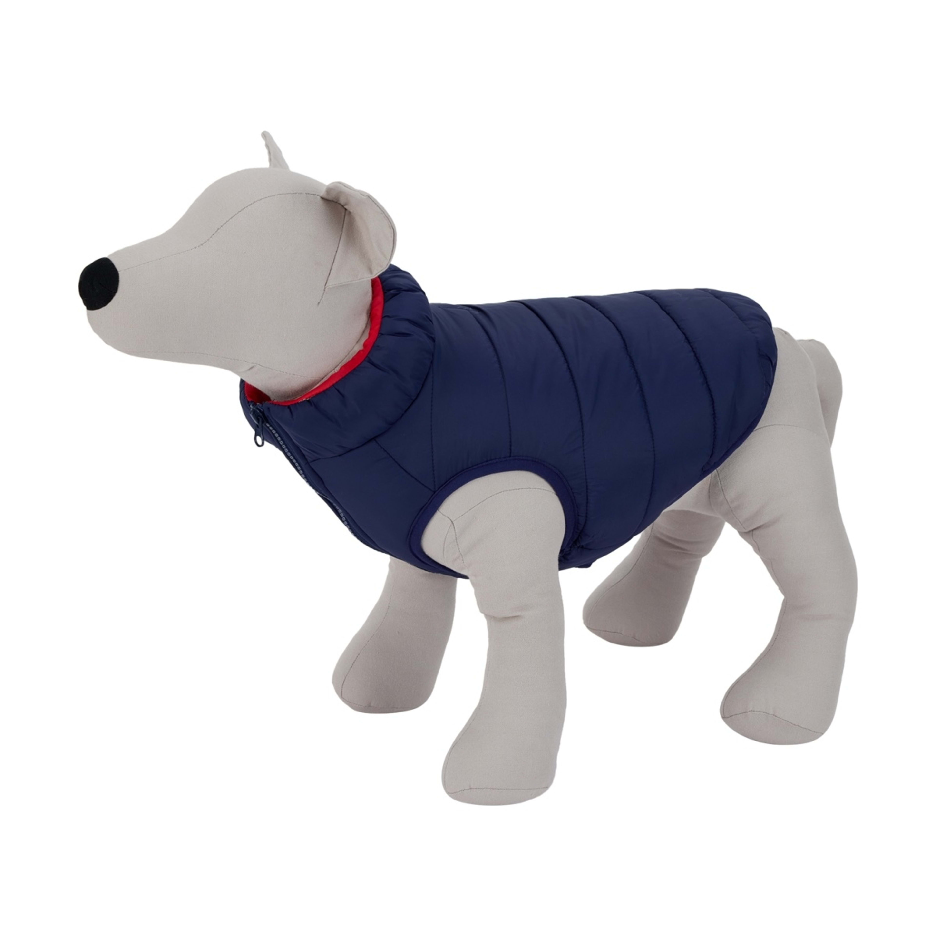 2 Pet Puffer Jacket - Medium, Navy, 2 of 10