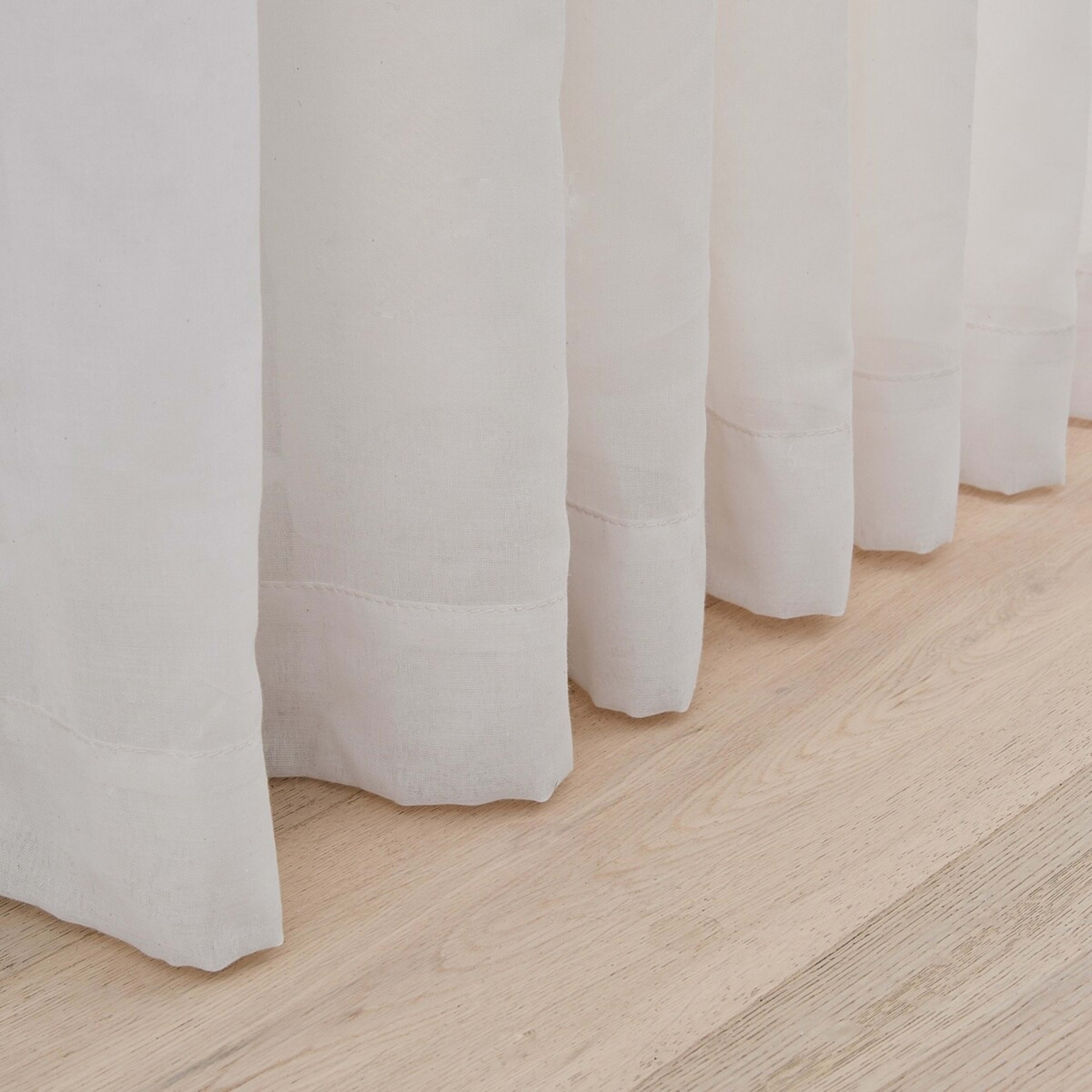 5 Sicily Wide Curtain - Natural, 5 of 5