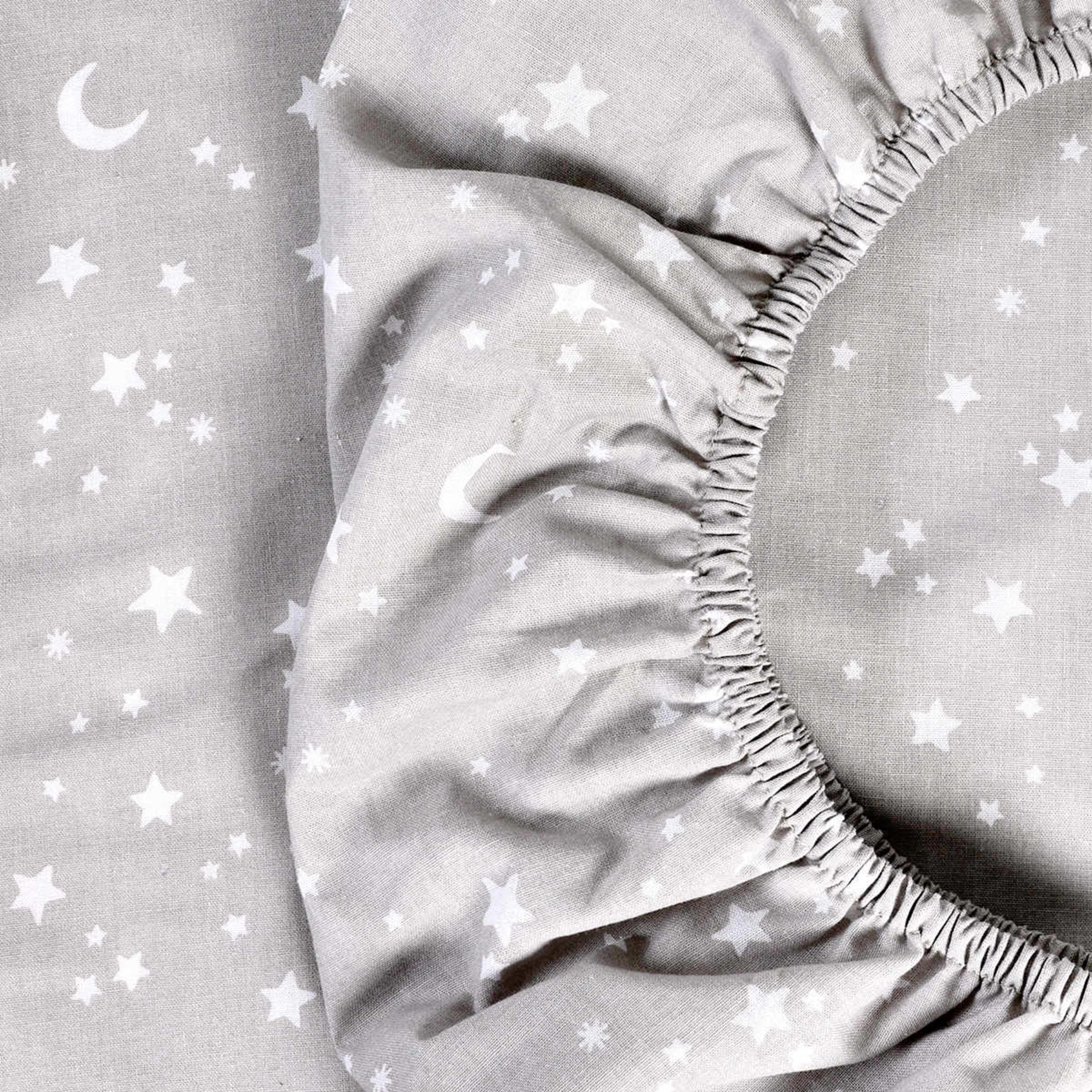 2 Pack Cotton Fitted Cot Sheets Stars Kmart