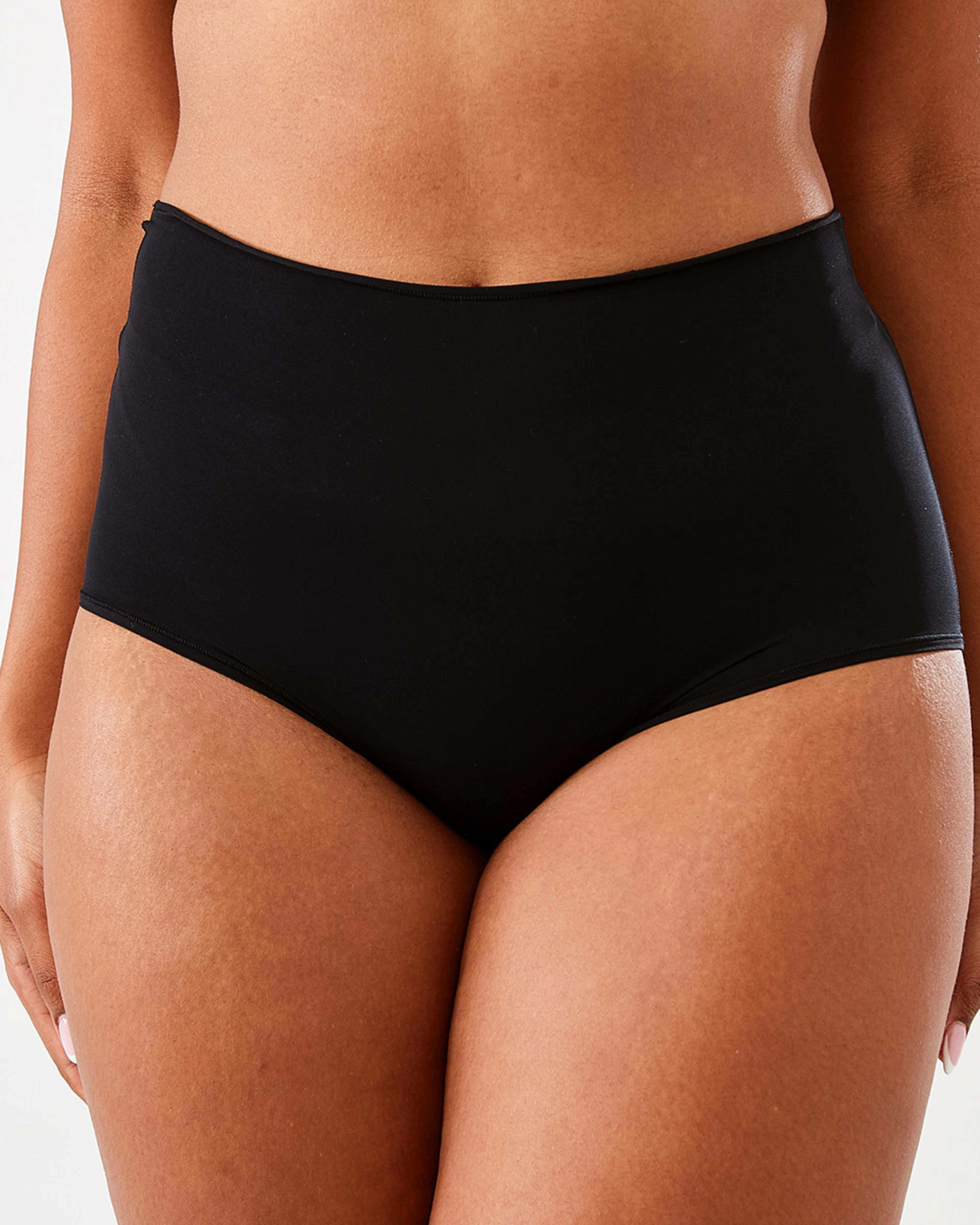 3 3 Pack Seamfree Cotton Full Briefs BLACK, 3 of 7