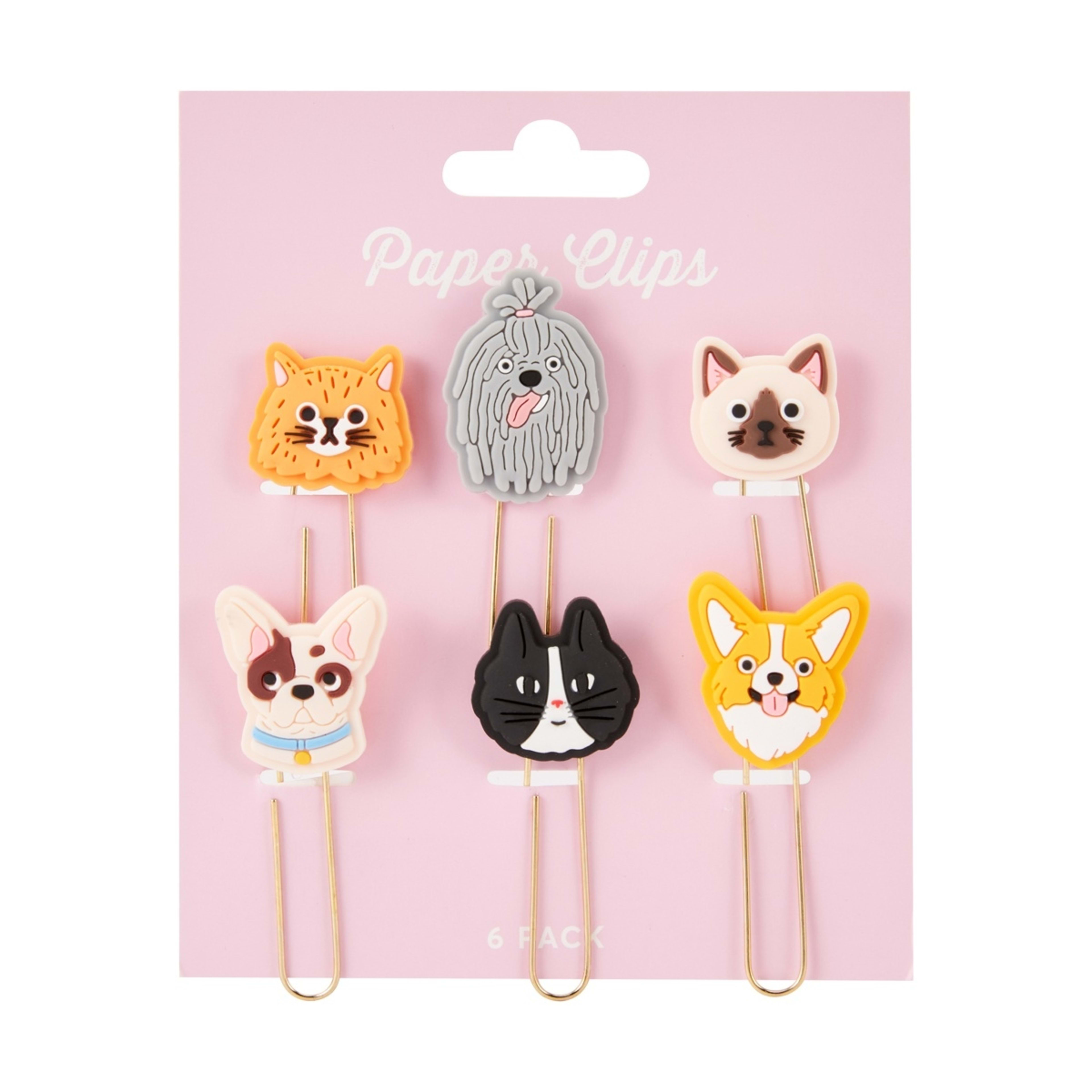 3 6 Pack Paper Clips - Pet Animal, 3 of 3