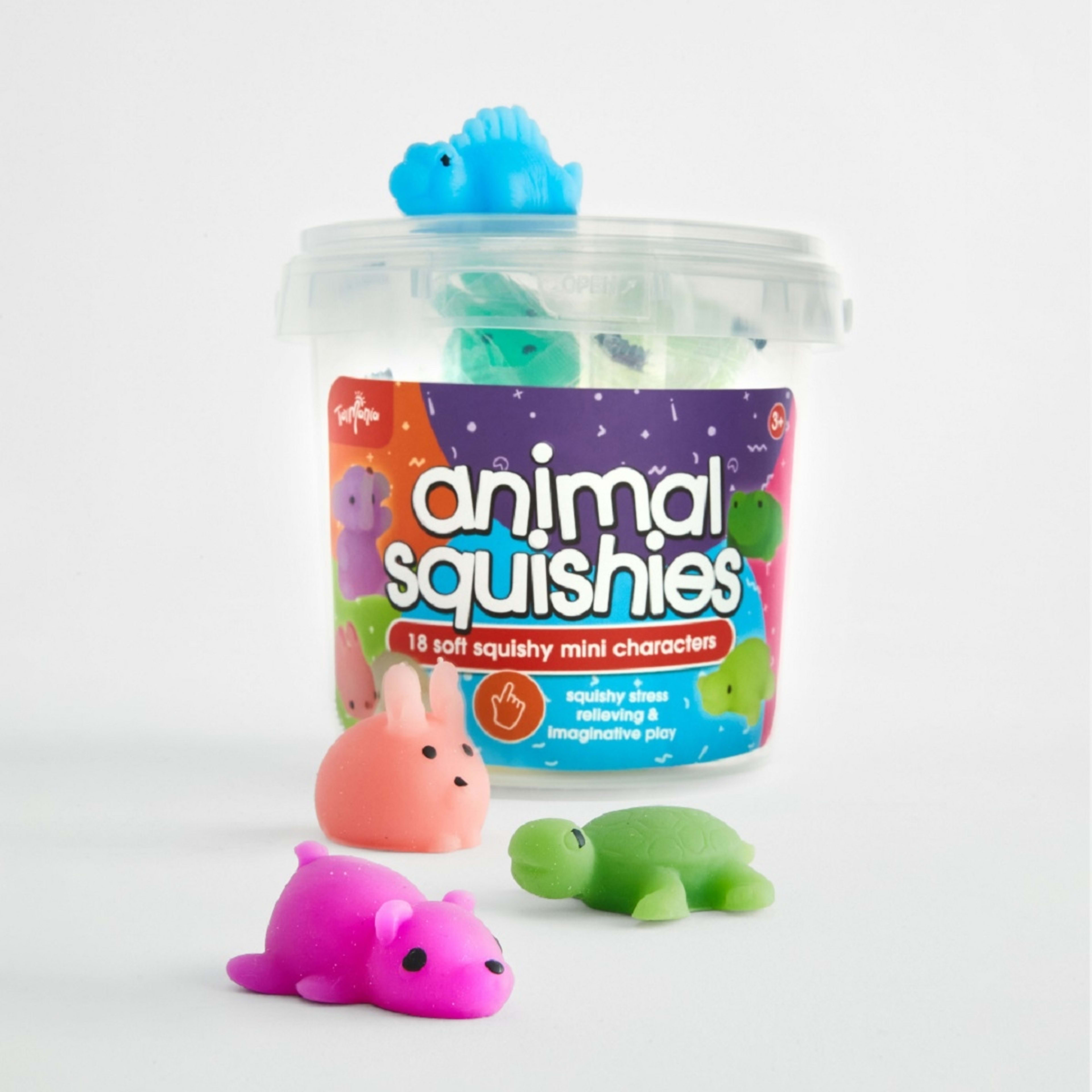 18 Piece ToyMania The Sensory Toy Box Animal Squishies Kmart