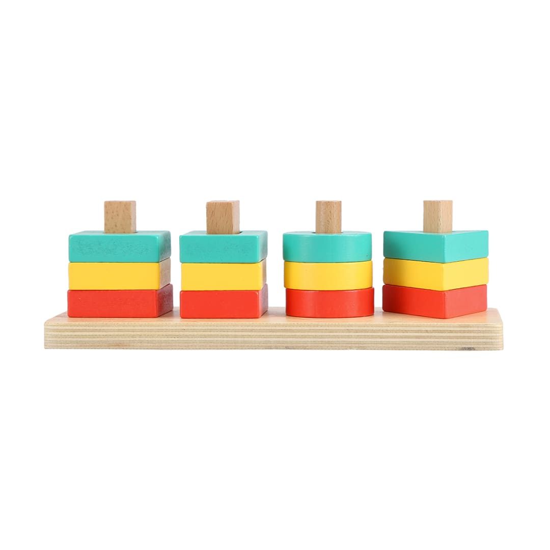 Wooden Shape Stacker Kmart