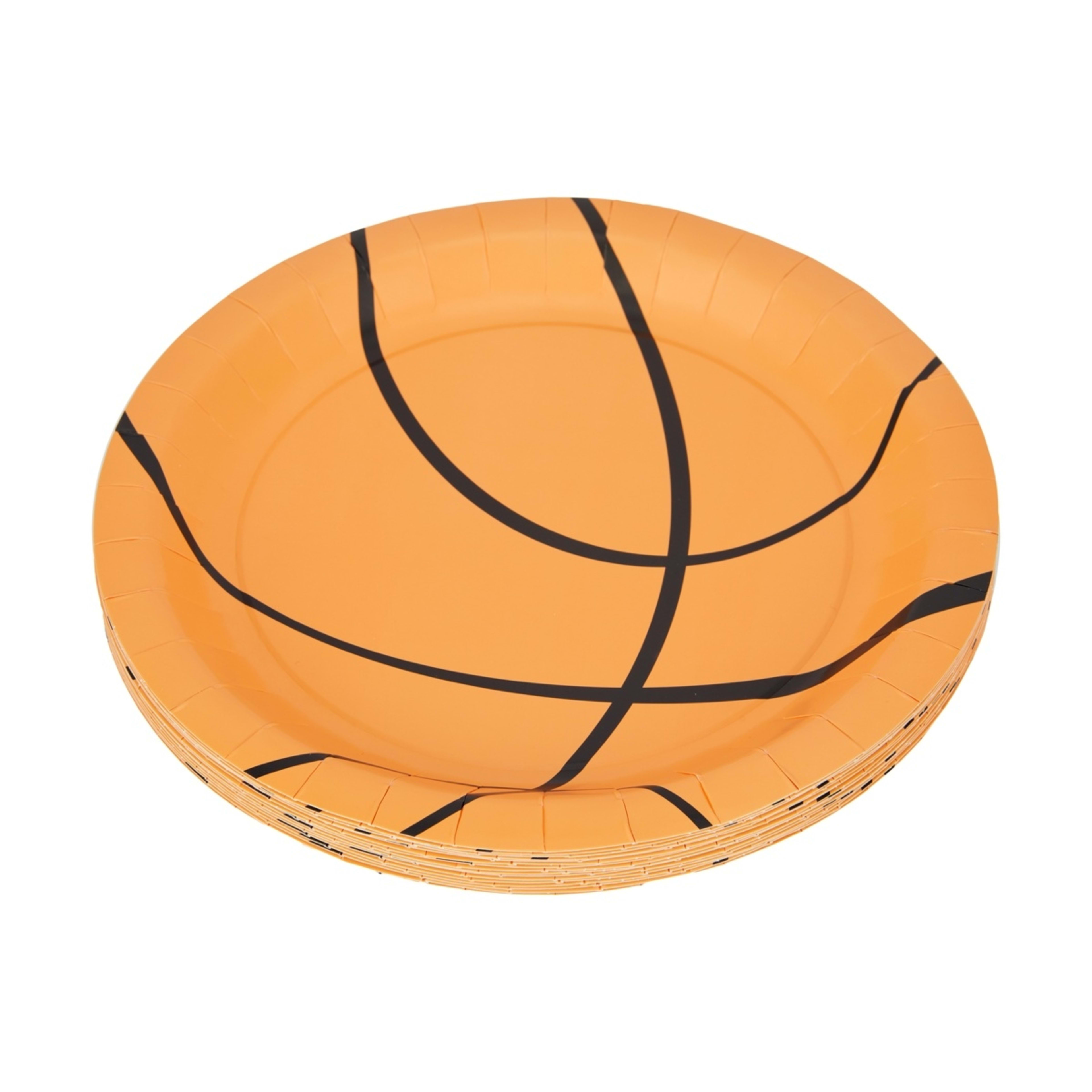 2 16 Piece Basketball Paper Plates, 2 of 5