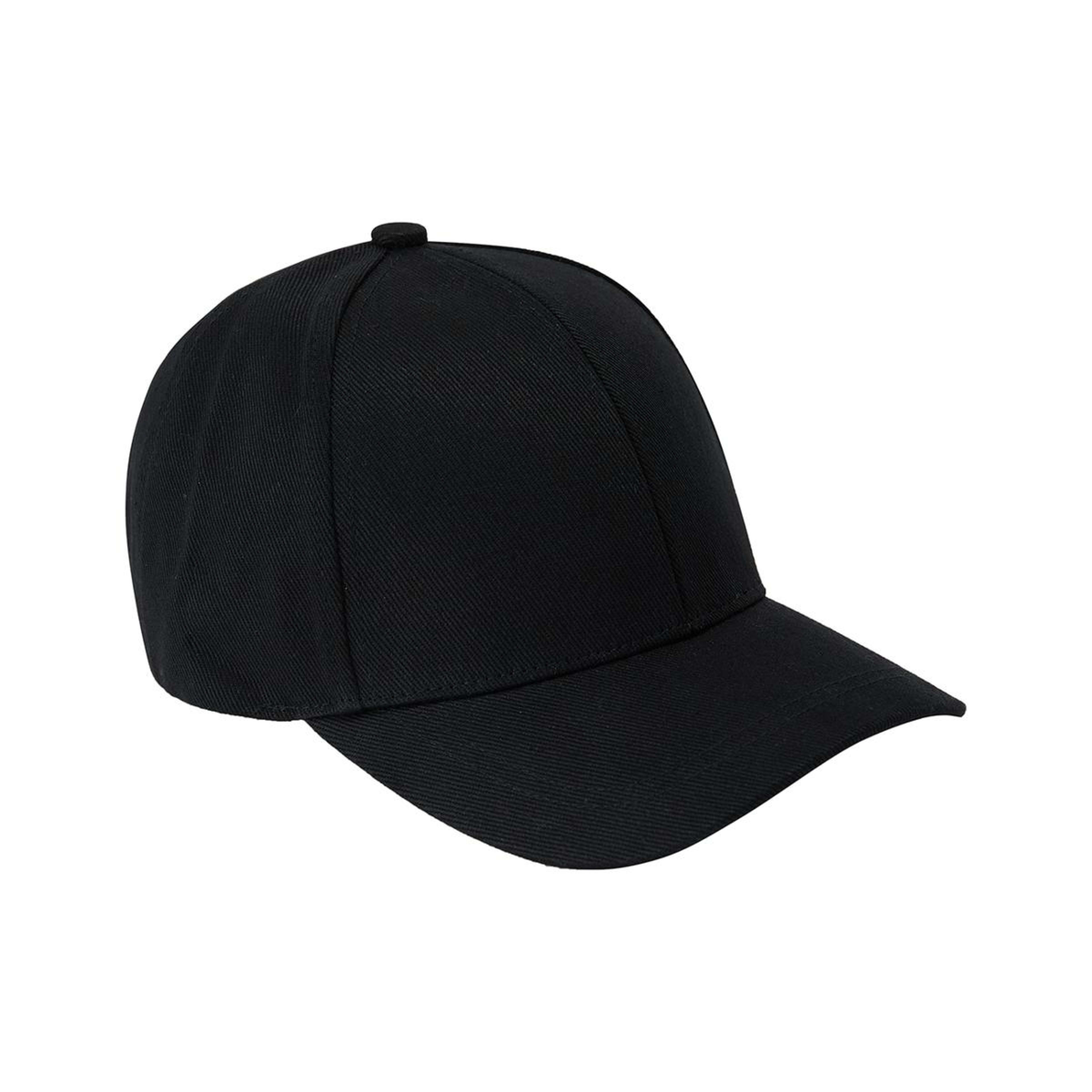 1 Heavy Twill Baseball Cap Black, 1 of 3