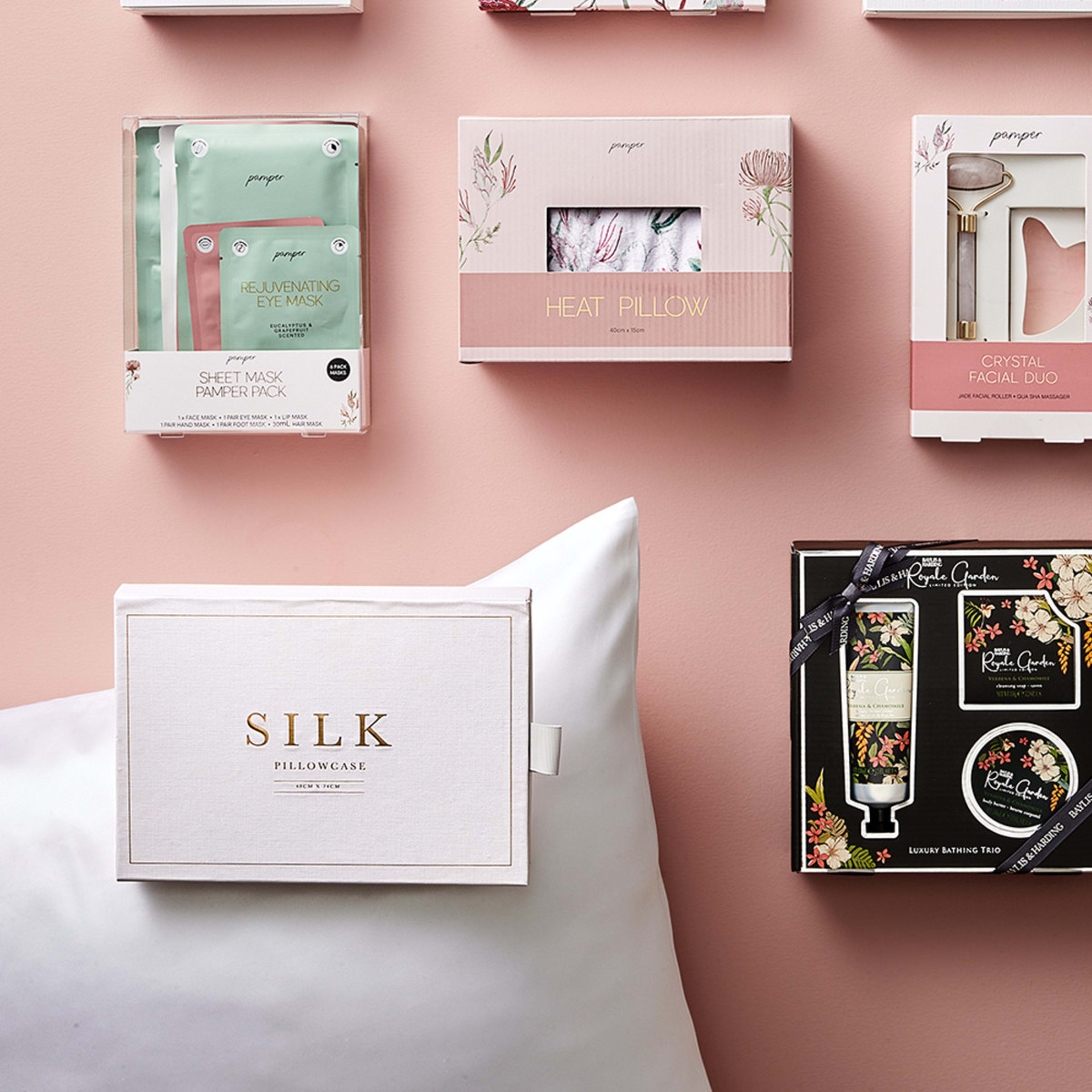 Silk Pillowcase Silver Kmart