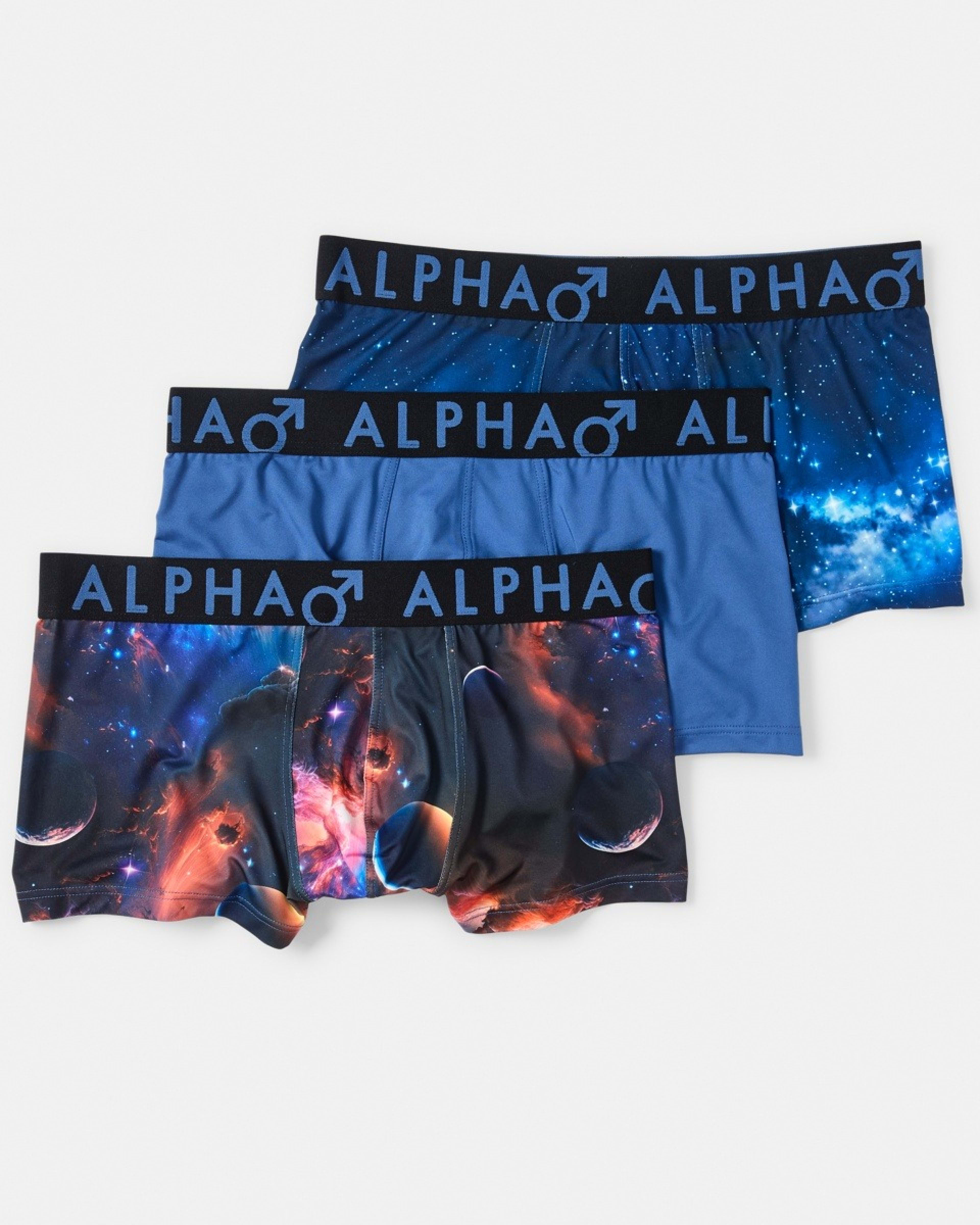 1 3 Pack Microfibre Trunks IN A GALAXY, 1 of 8