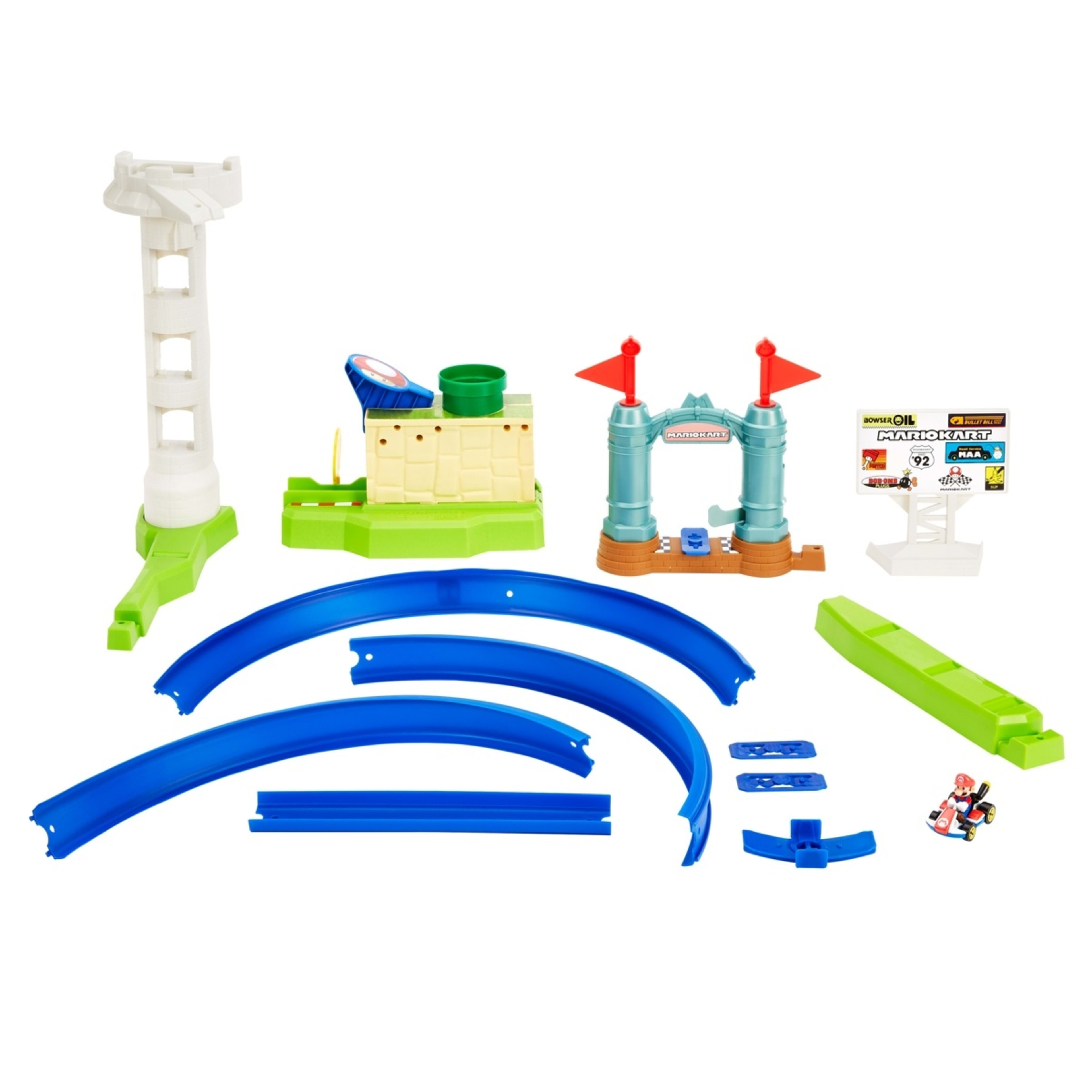2 Hot Wheels Mario Kart Circuit Slam Track Set, 2 of 8
