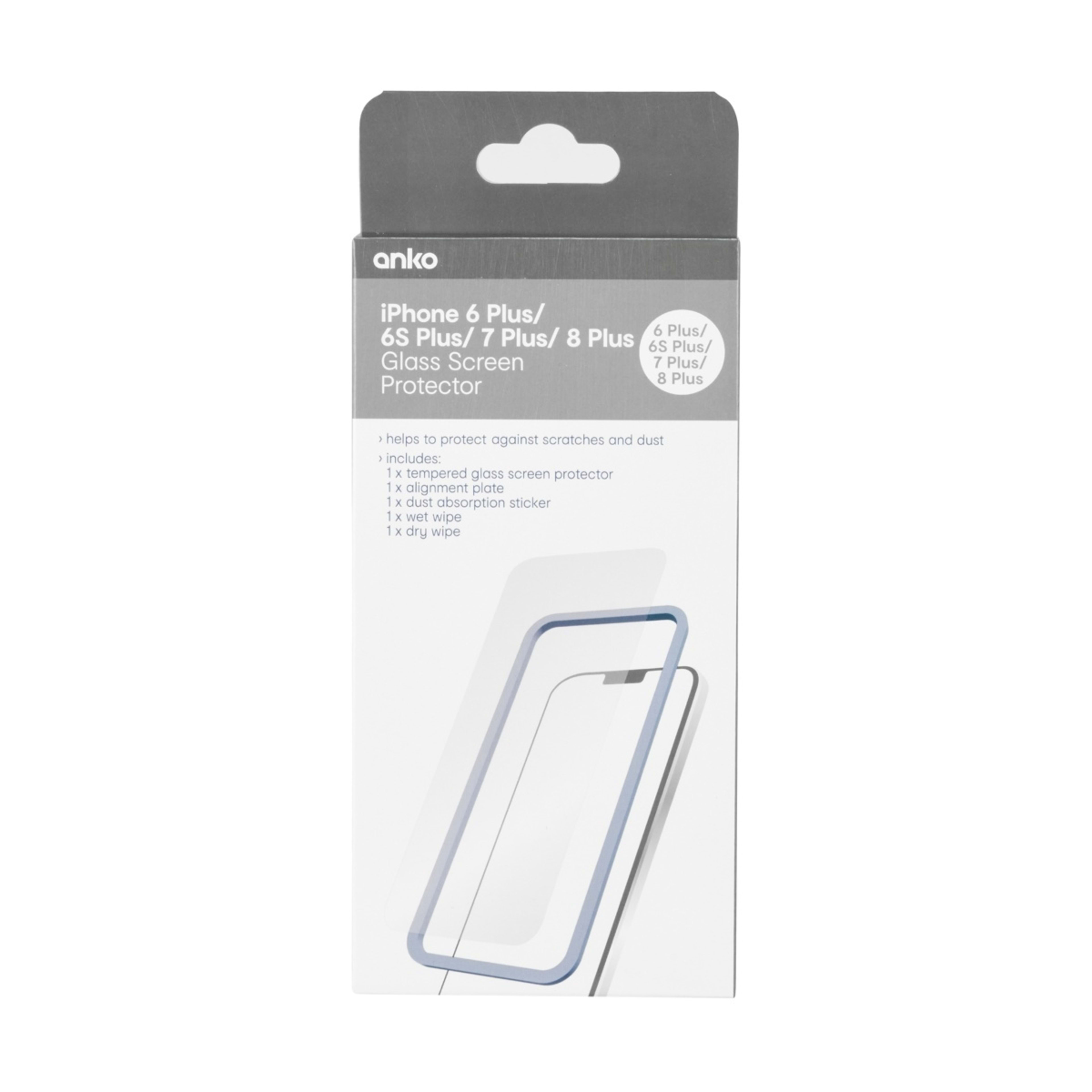 iPhone 6/7 Plus Glass Screen Protector Kmart