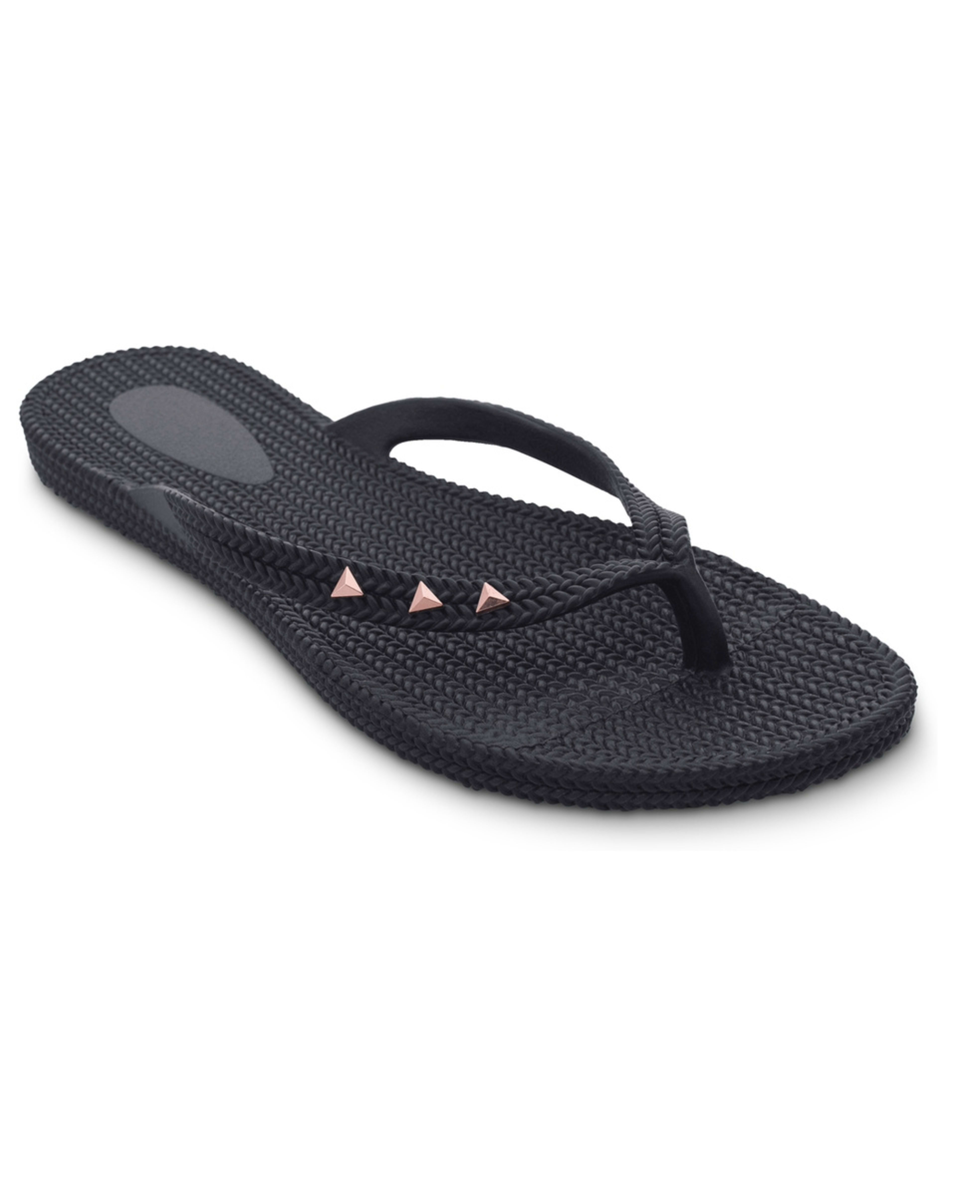 1 Trim Beach Thongs Black