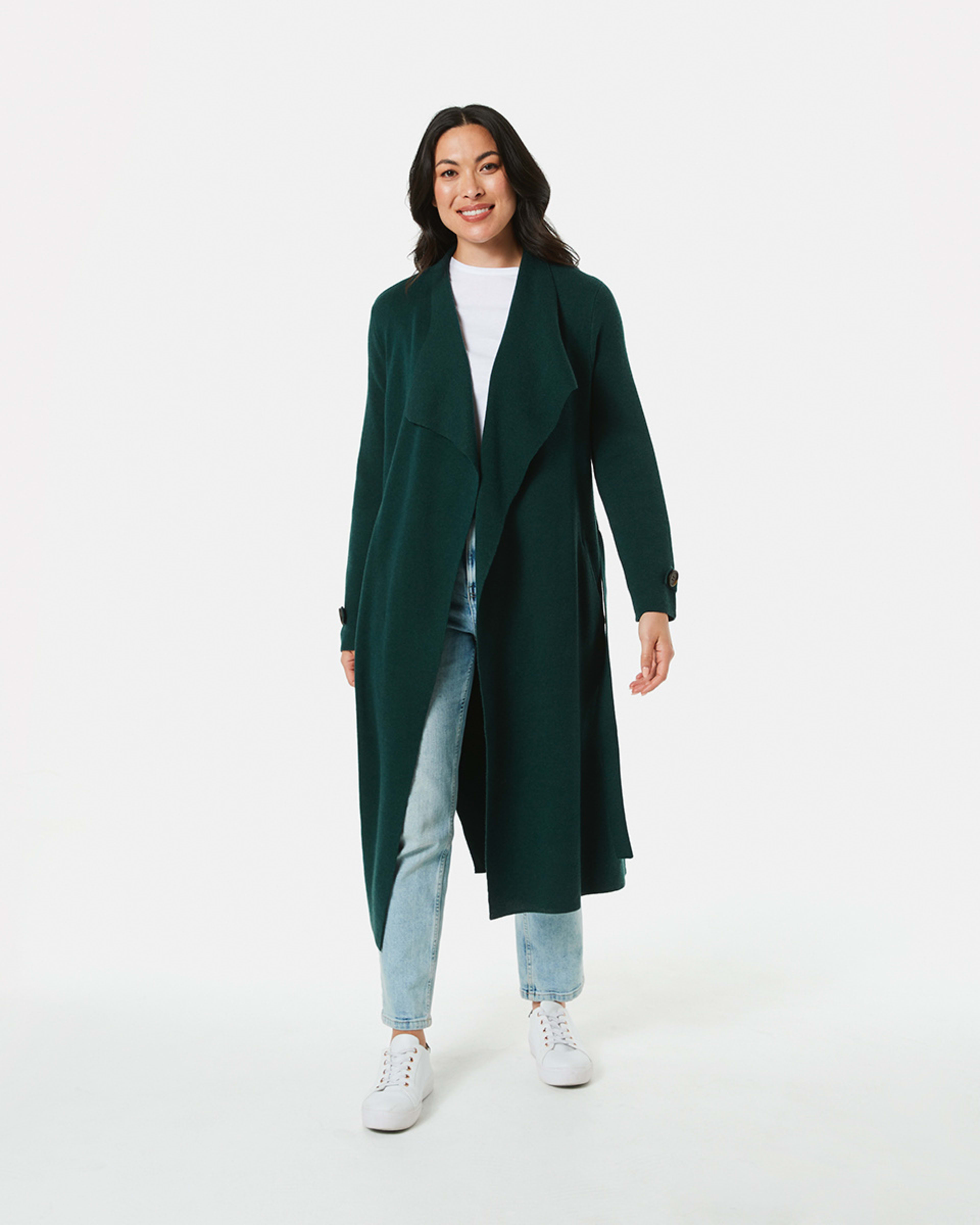 Trench Look Coatigan Kmart