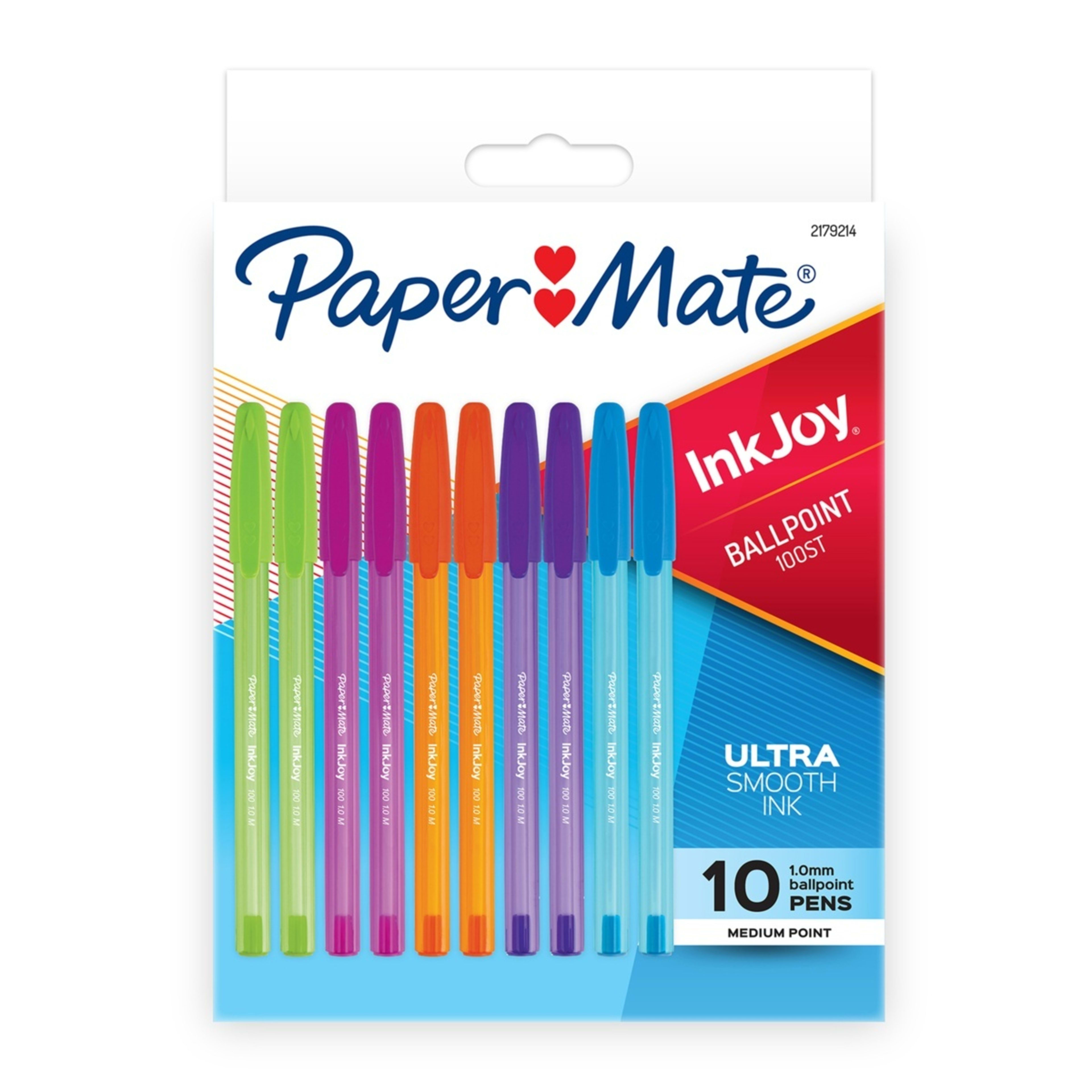 1 10 Pack Paper Mate InkJoy 100ST Ballpoint Pens