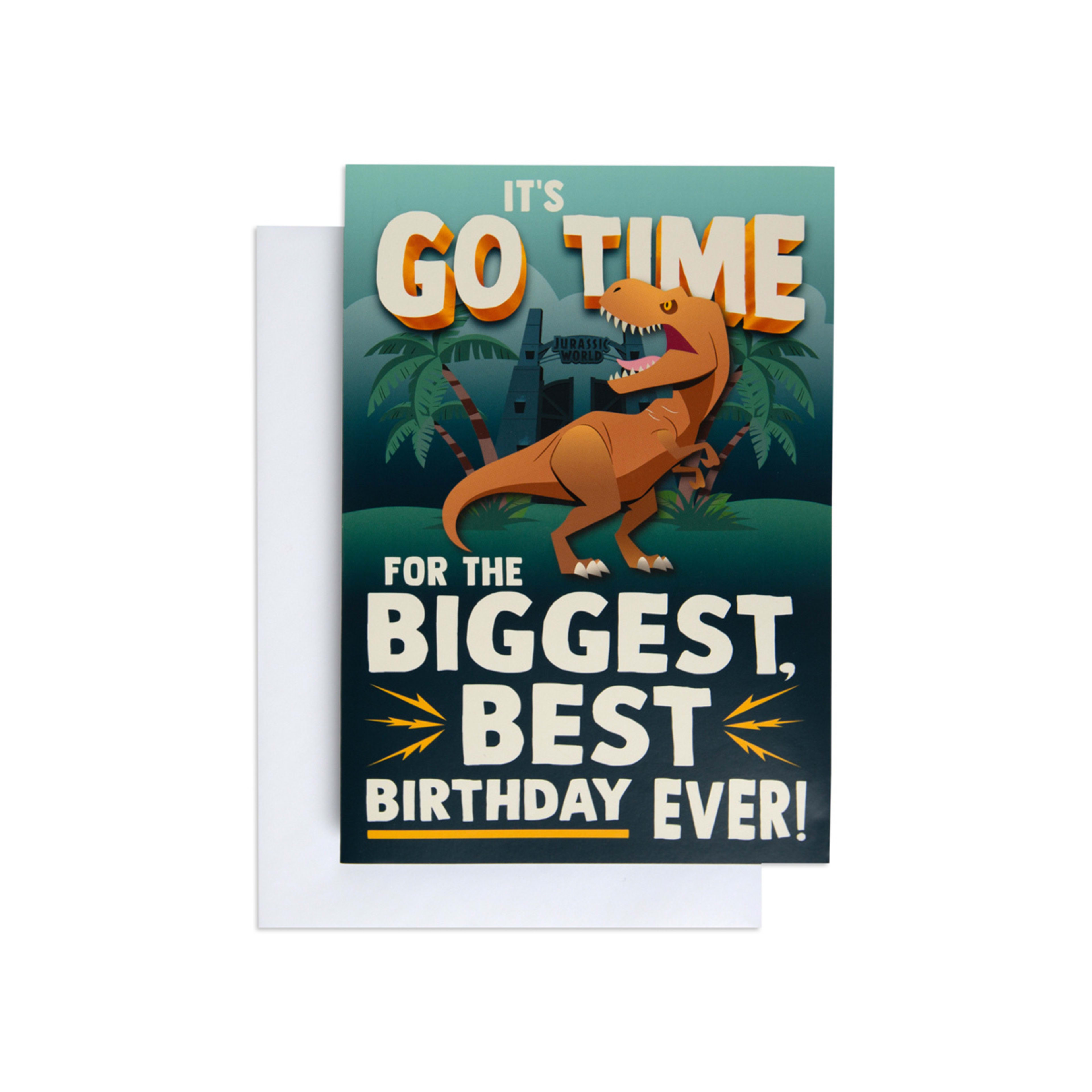 1 Hallmark Interactive Birthday Card - Jurassic World