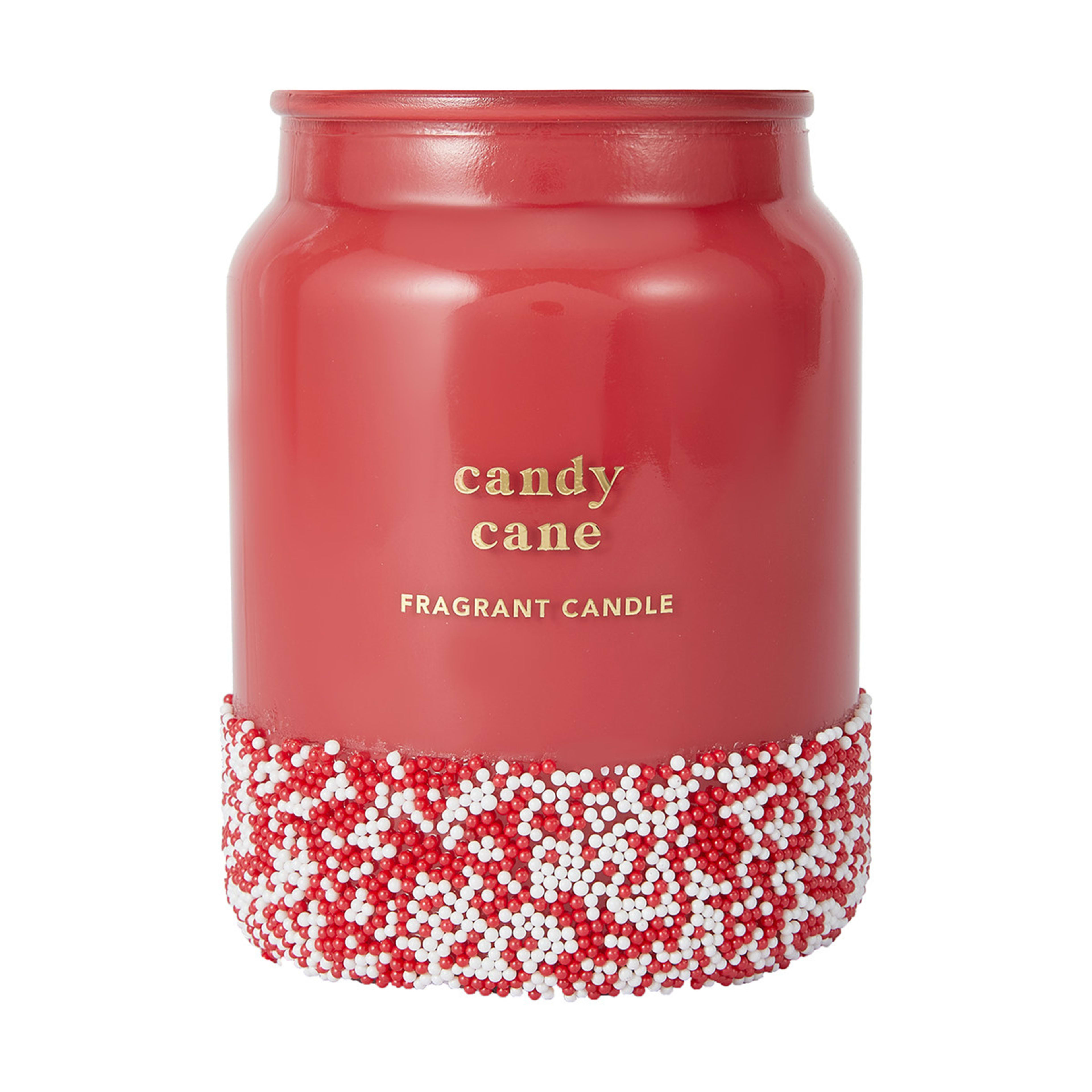 Sprinkles Candy Cane Fragrant Candle Kmart