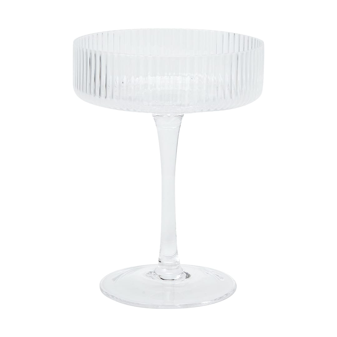 4 Linear Coupe Champagne Glasses Kmart