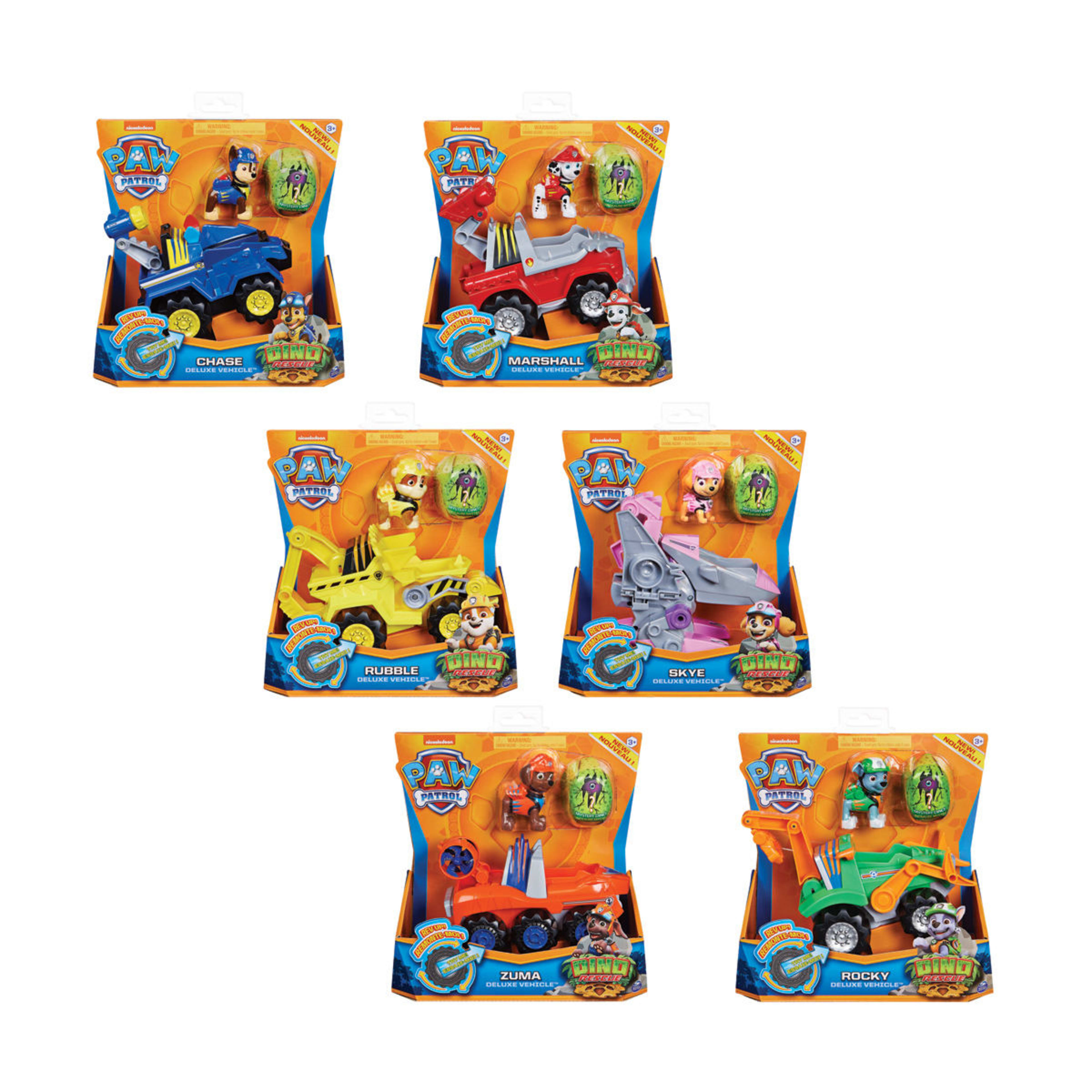Paw Patrol Dino Rescue Deluxe Vehicle Toy Set Assorted Kmart