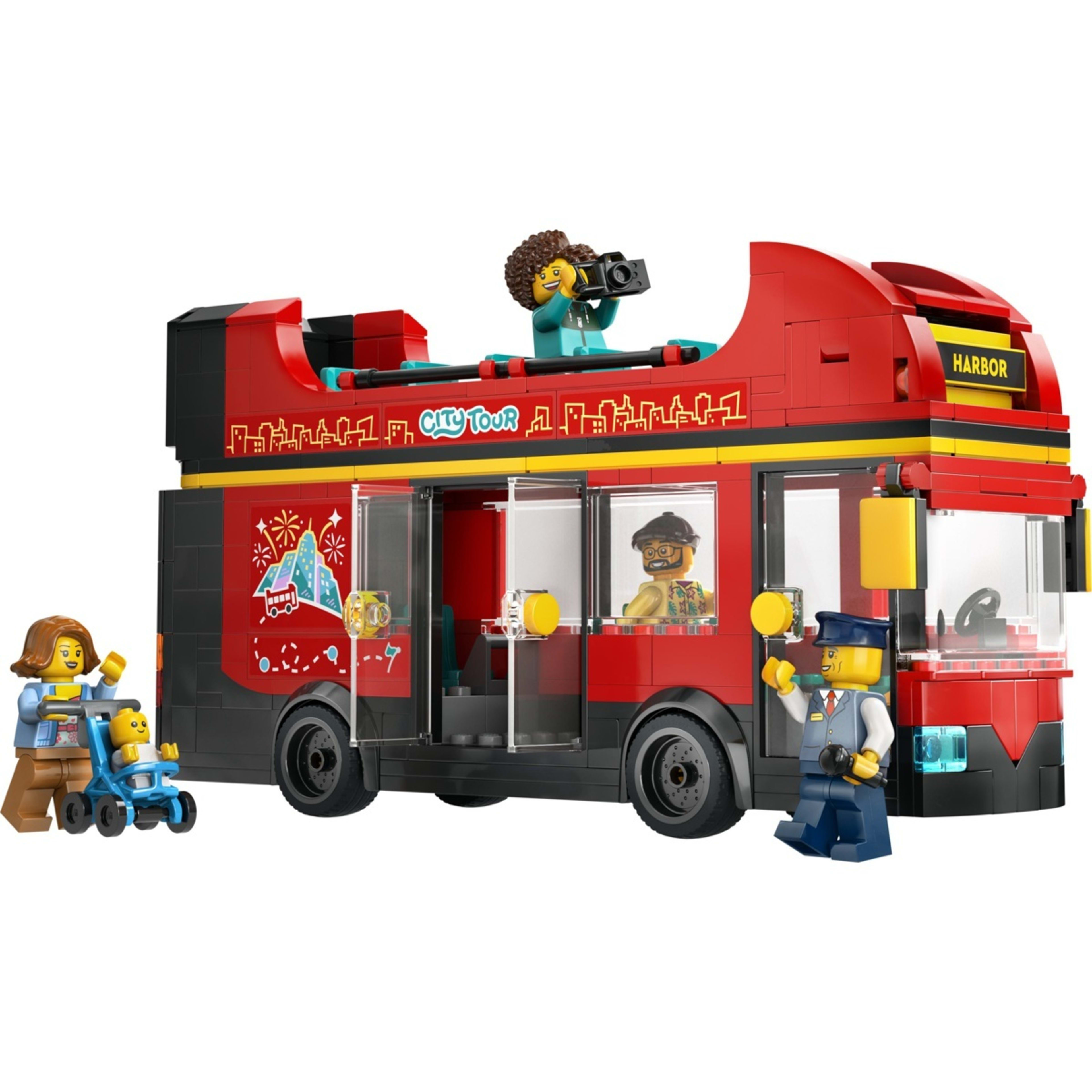 3 LEGO City Great Vehicles Red Double-Decker Sightseeing Bus 60407, 3 of 10