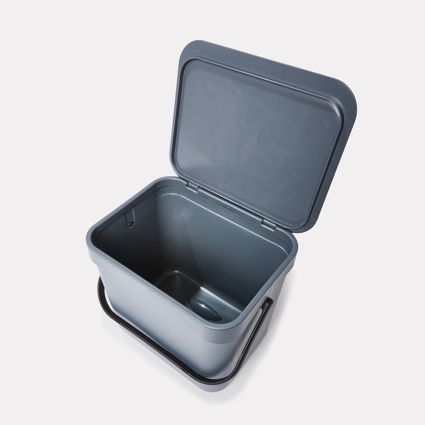 7L Rectangular Fliptop Bin Kmart