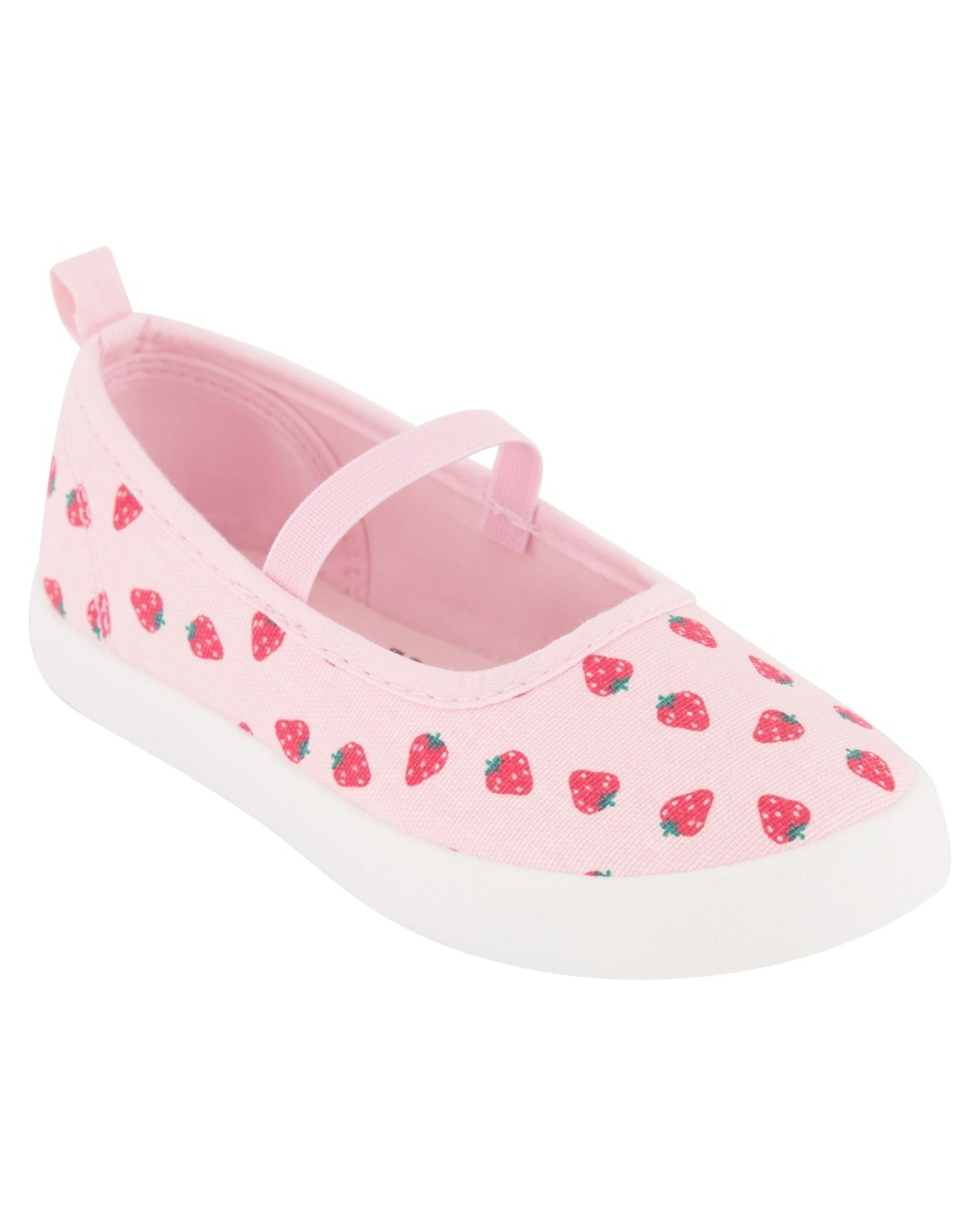 1 Junior Print Canvas Shoes STRAWBERRY PINK