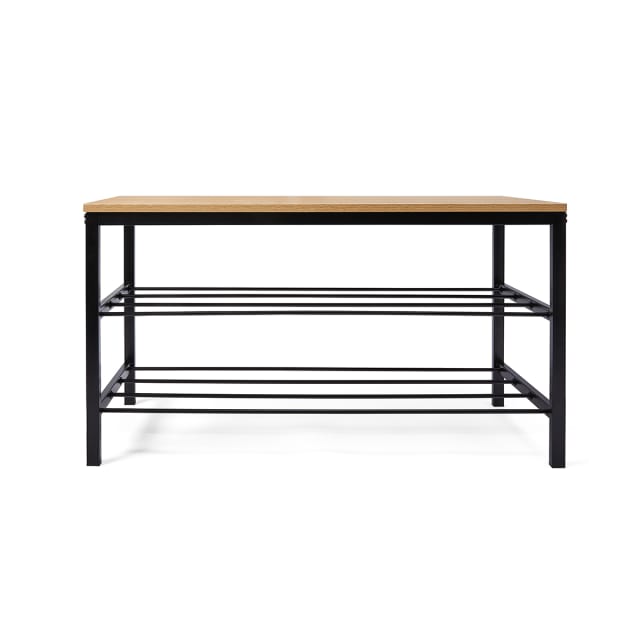 Black Shoe Storage Bench - Kmart