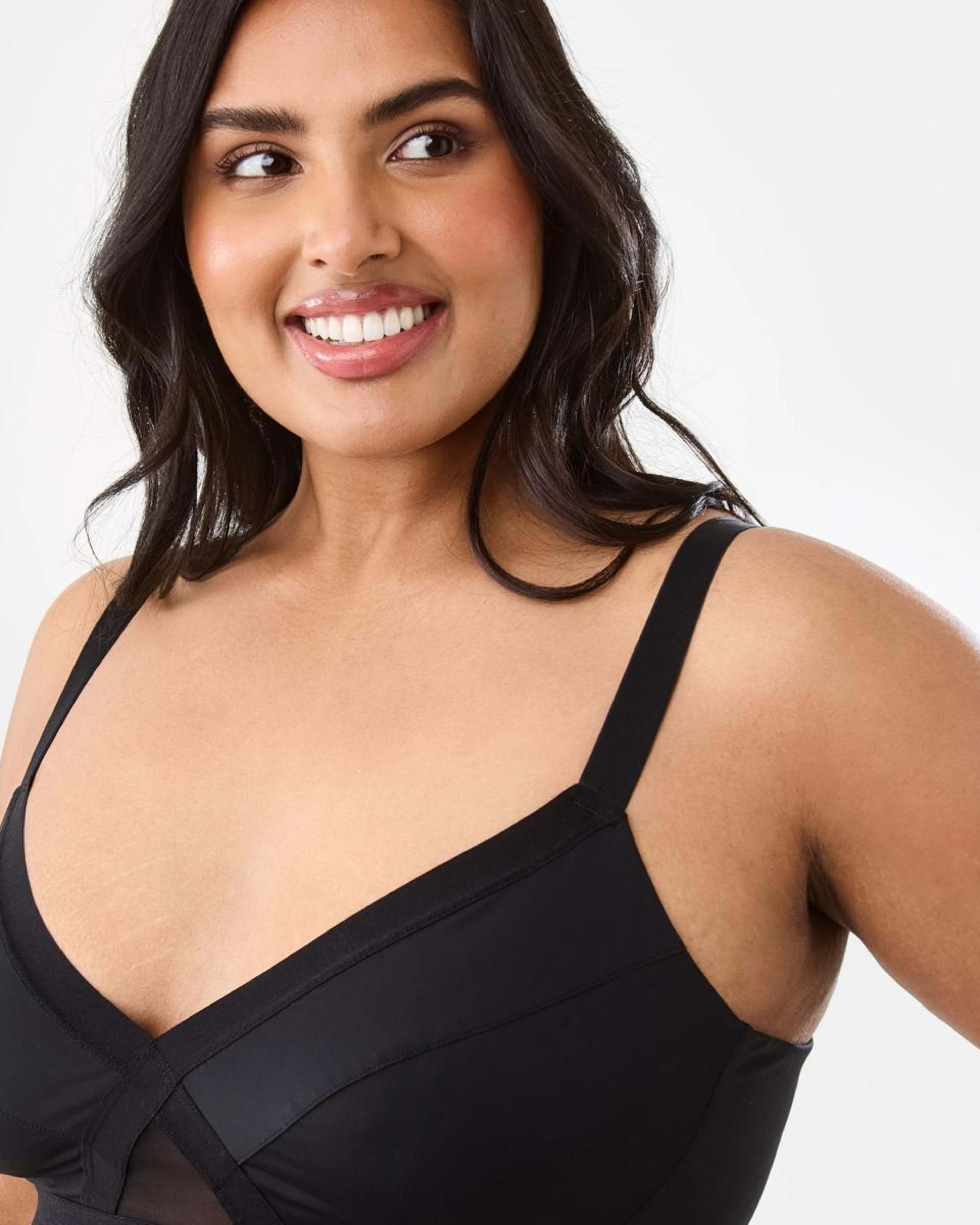 4 Full Figure Micro Mesh Bra BLACK, 4 of 6