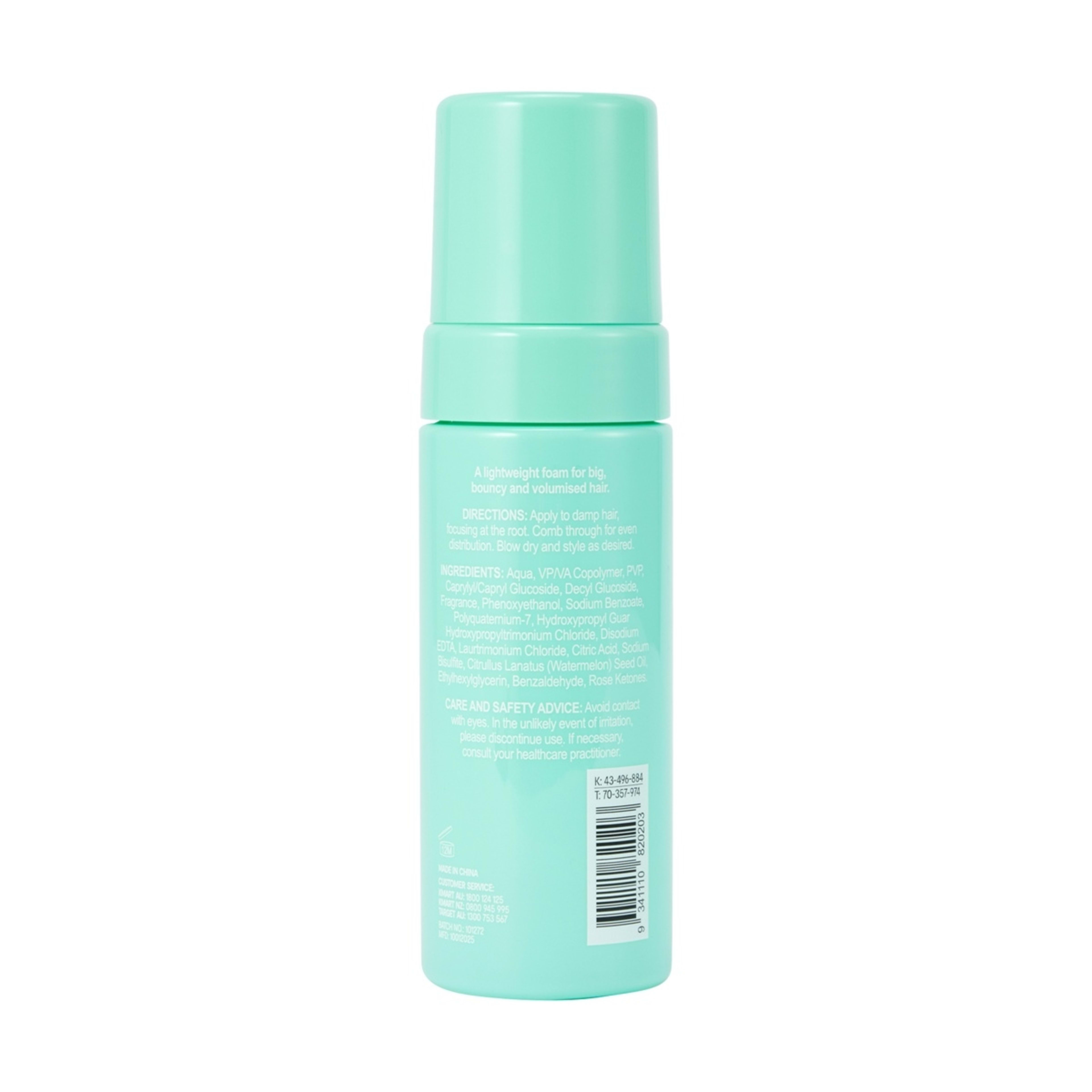 4 OXX Haircare Melon Crush Volumising Foam 150ml - Watermelon and Apple Scented, 4 of 4