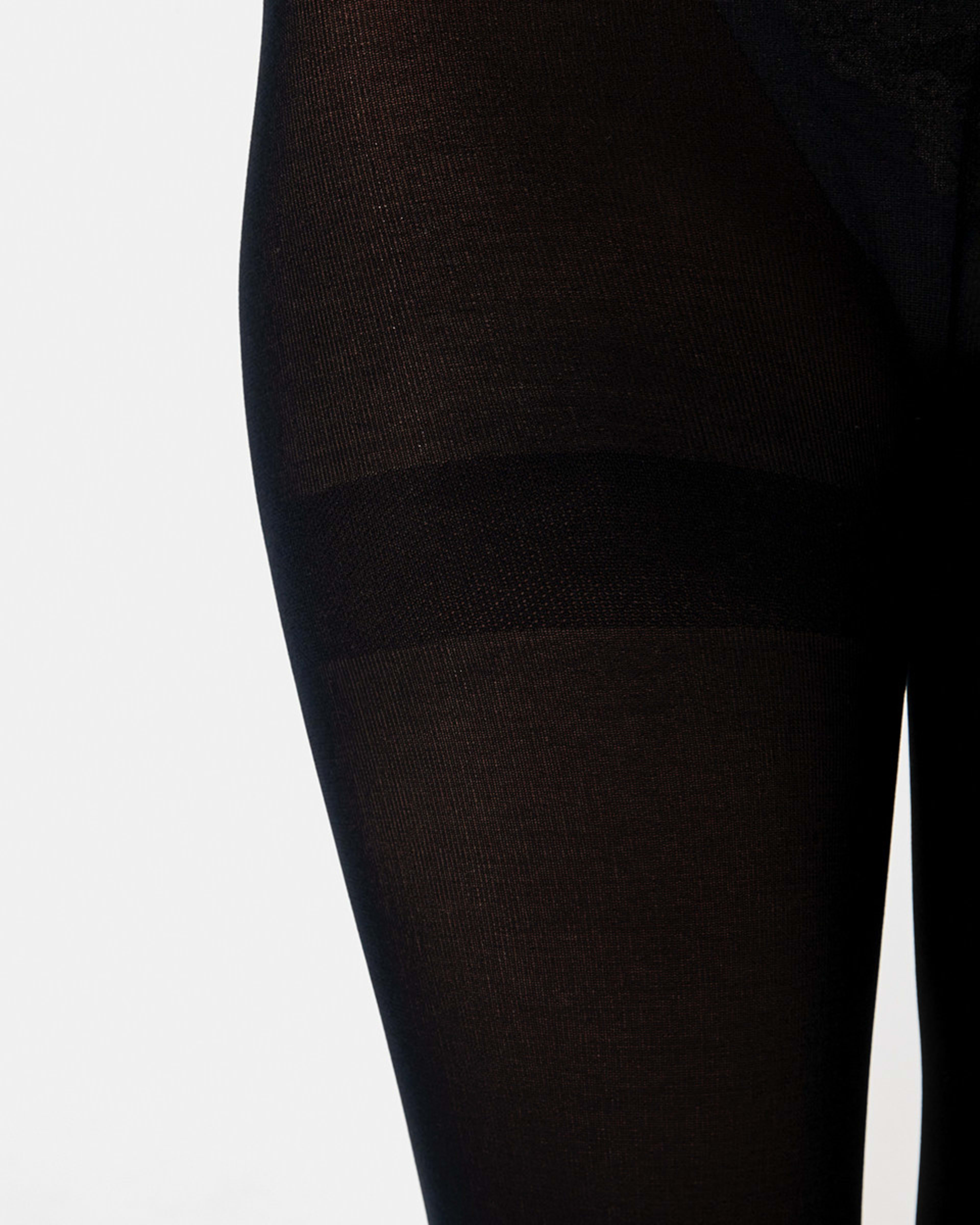 3 120 Denier Opaque Tights Navy, 3 of 5