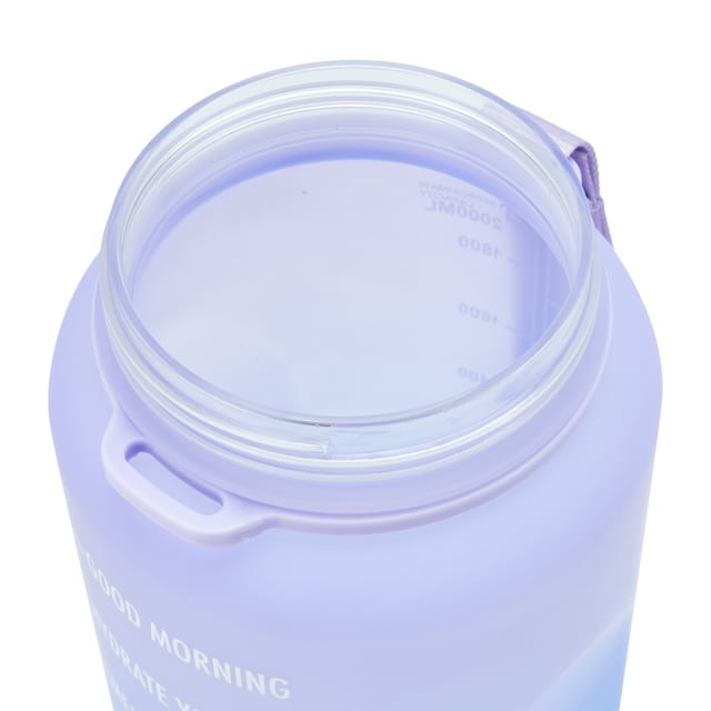 2.1L Purple Ombre Daily Intake Flip Lid Drink Bottle Kmart