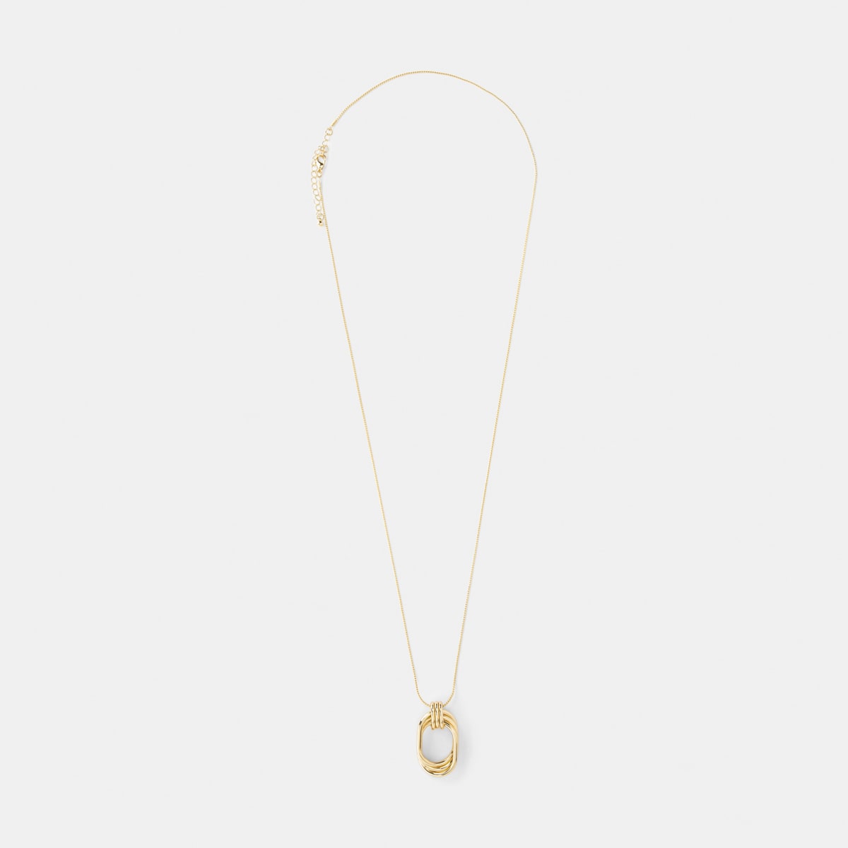 Multi Layered Pendant - Gold Look 