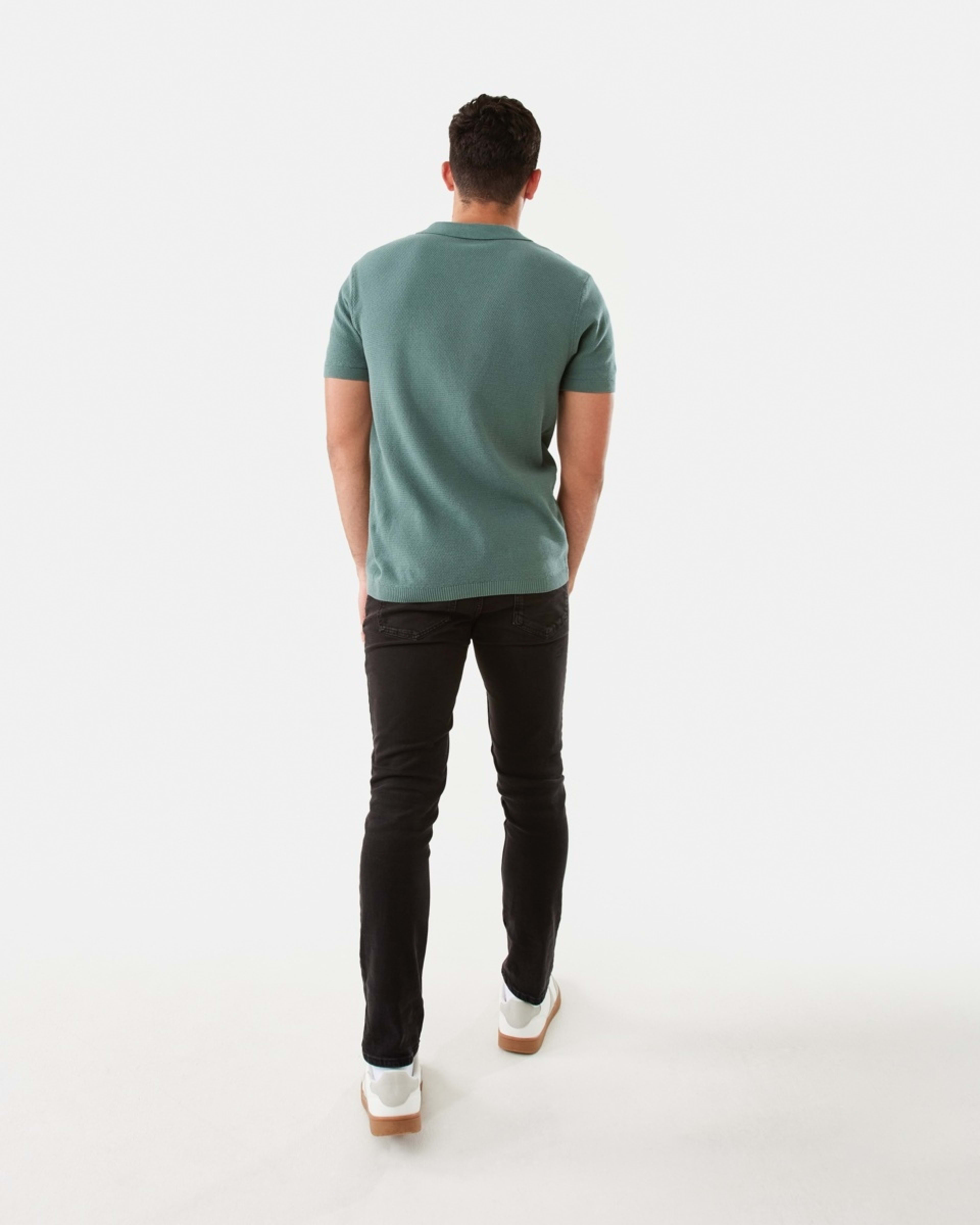 4 Slim Fit Stretch Jeans SOLID BLACK, 4 of 6