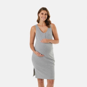 Maternity Henley Neck Feeding Dress - Kmart