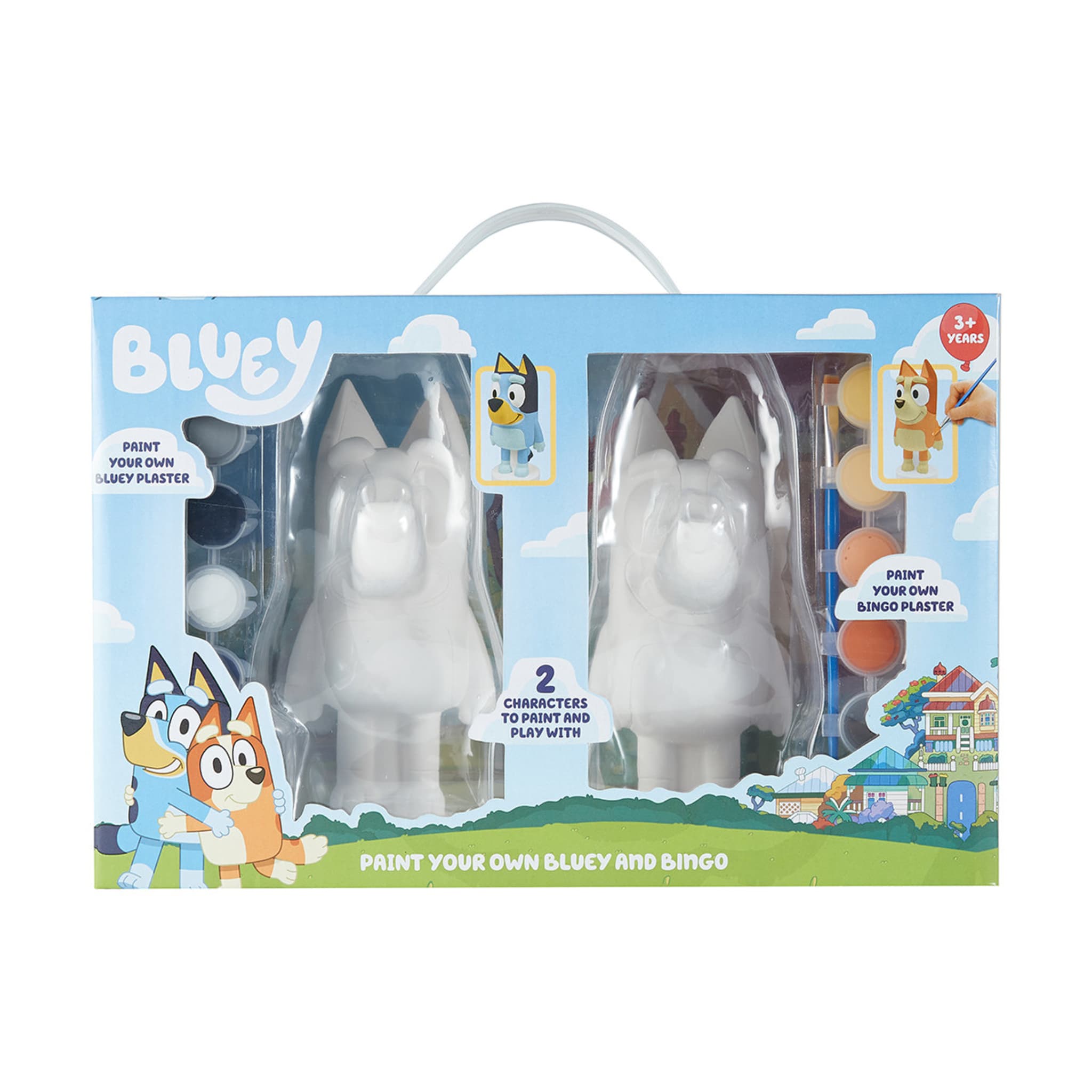 Bluey Paint Your Own Bluey and Bingo Activity Set Kmart