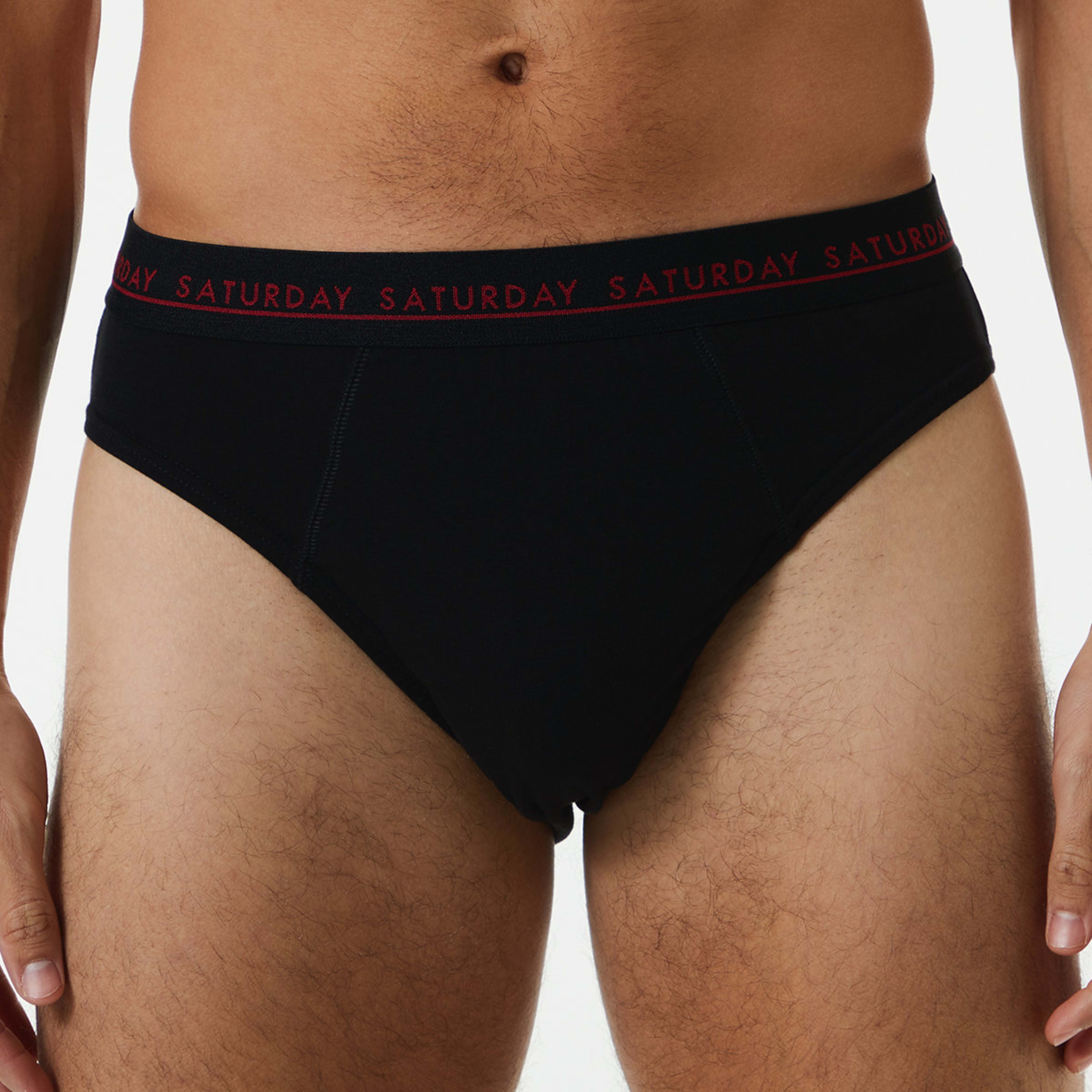 7 7 Pack Briefs Black, 7 of 10