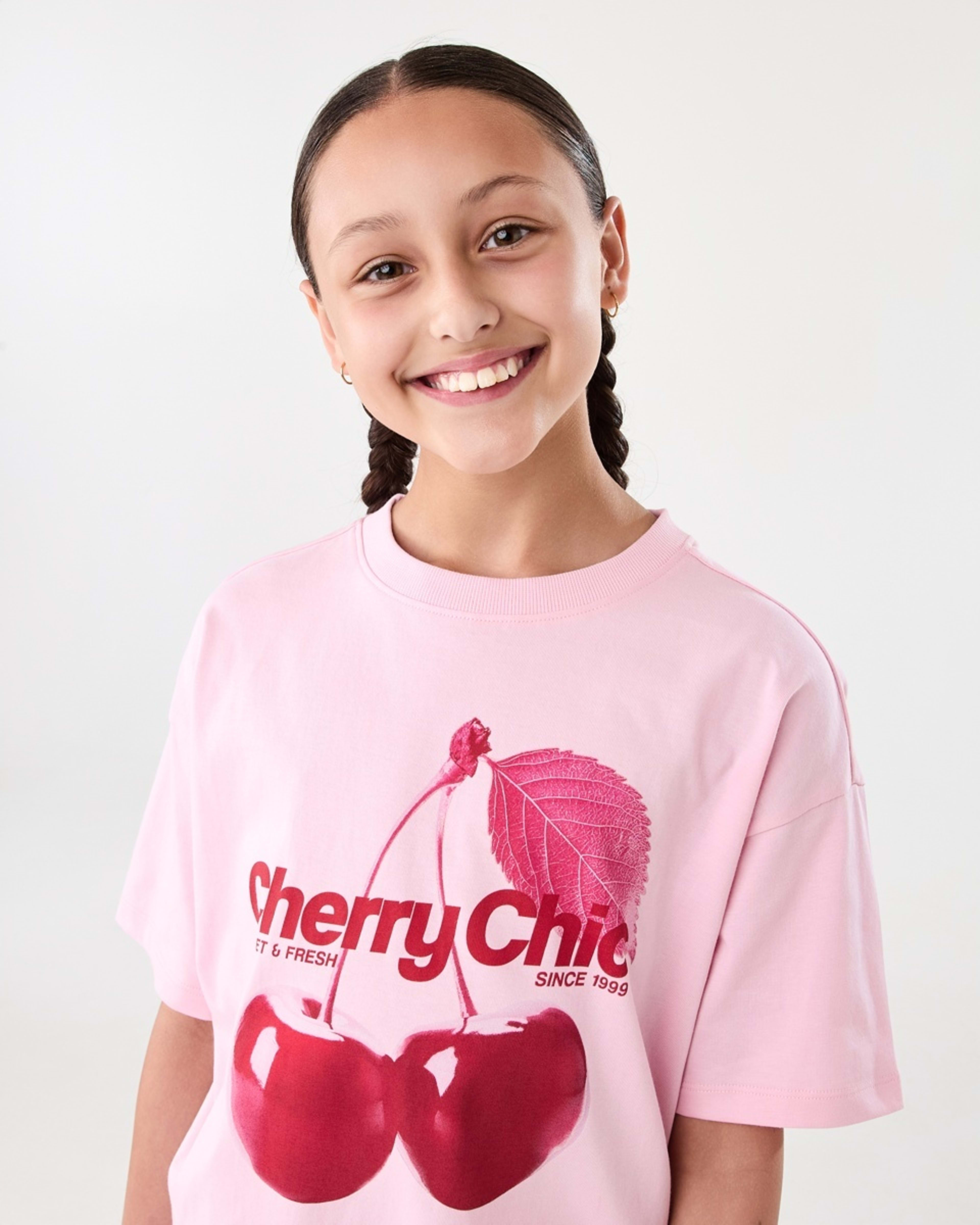 3 Oversized T-shirt Pnk Cherry, 3 of 7