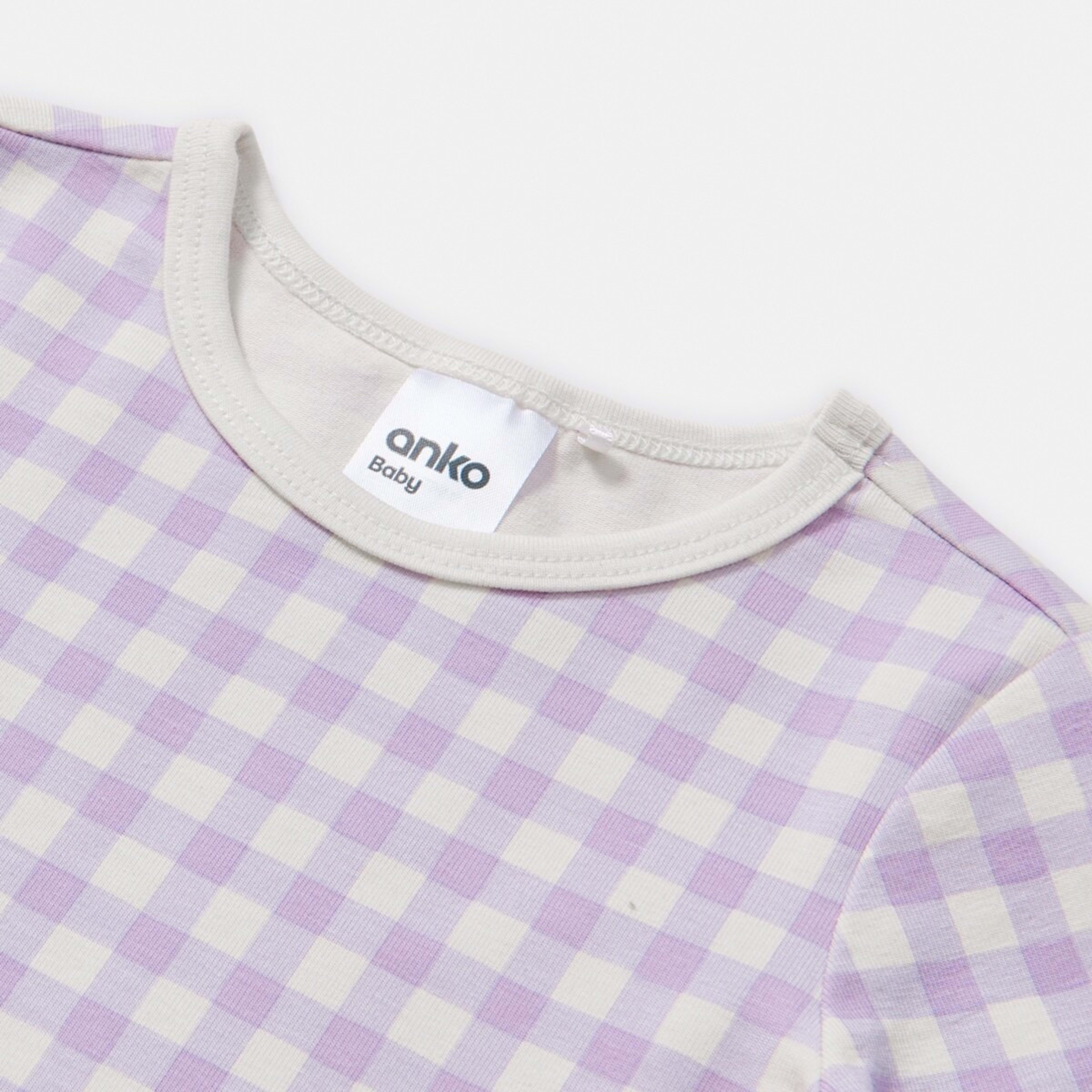 8 3 Pack Bodysuits Purple Tiny Daisy, 8 of 8