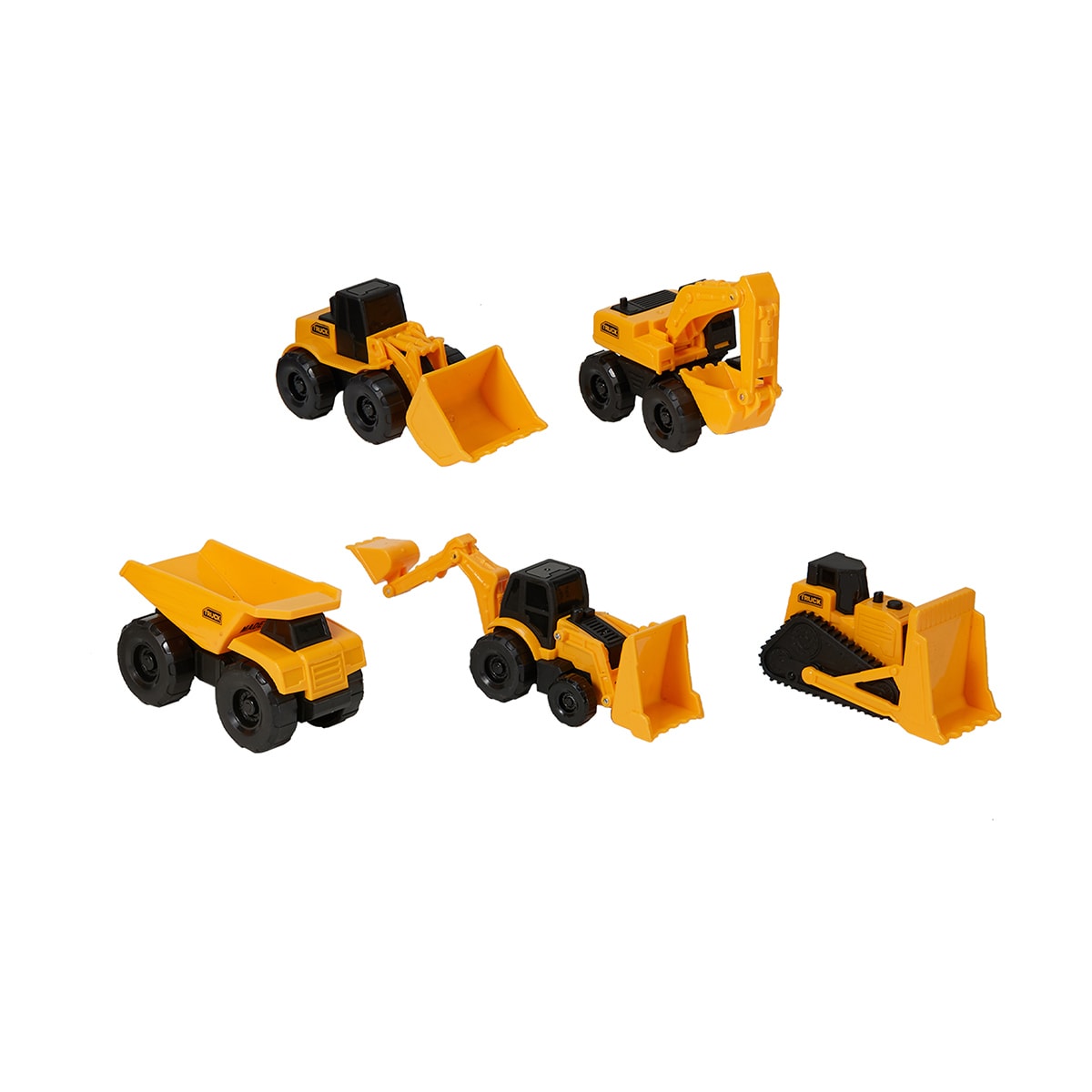 New Classic Toys 11947 Construction Vehicles Pack of 5 