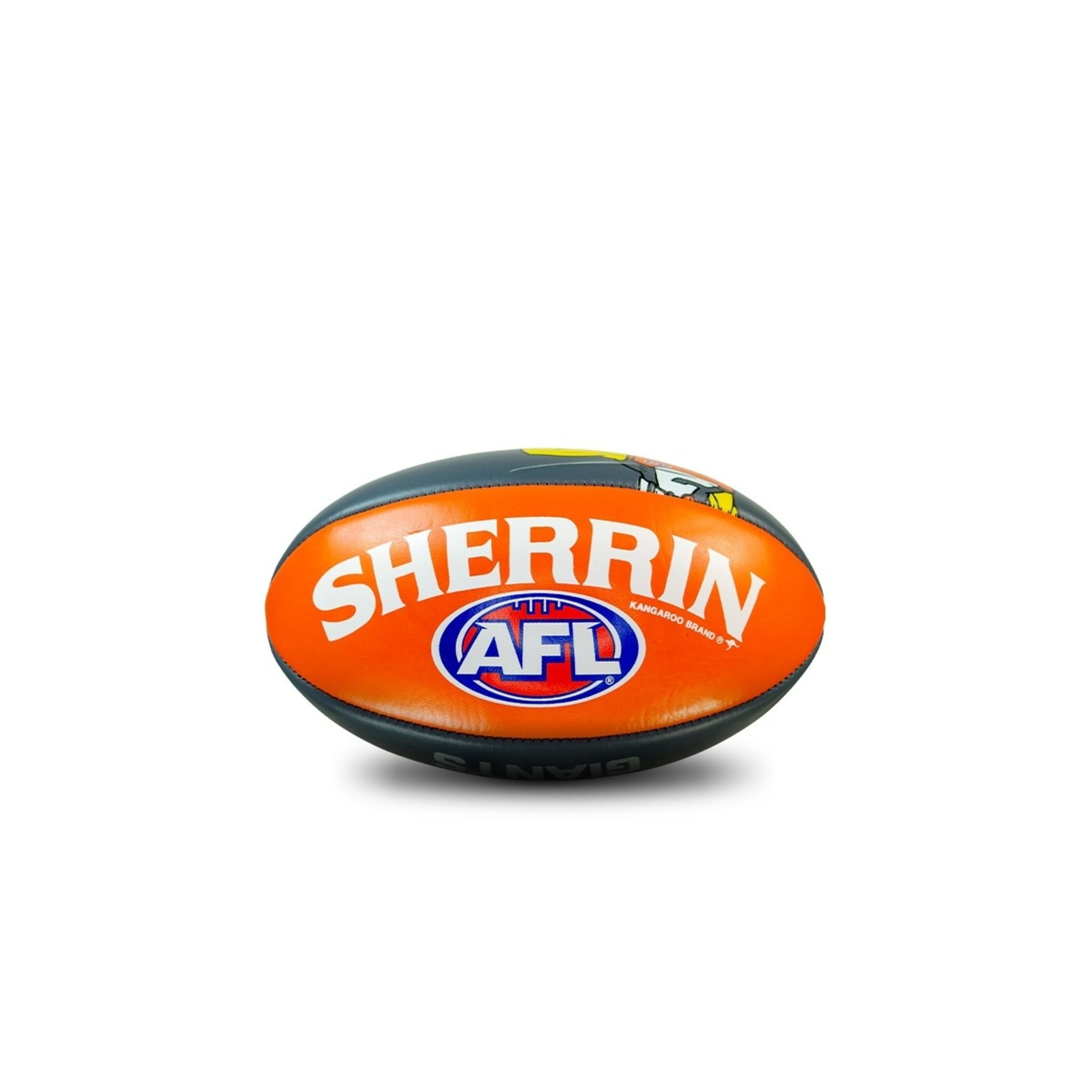 4 Sherrin Official AFL GWS Giants Softie Ball, 4 of 4