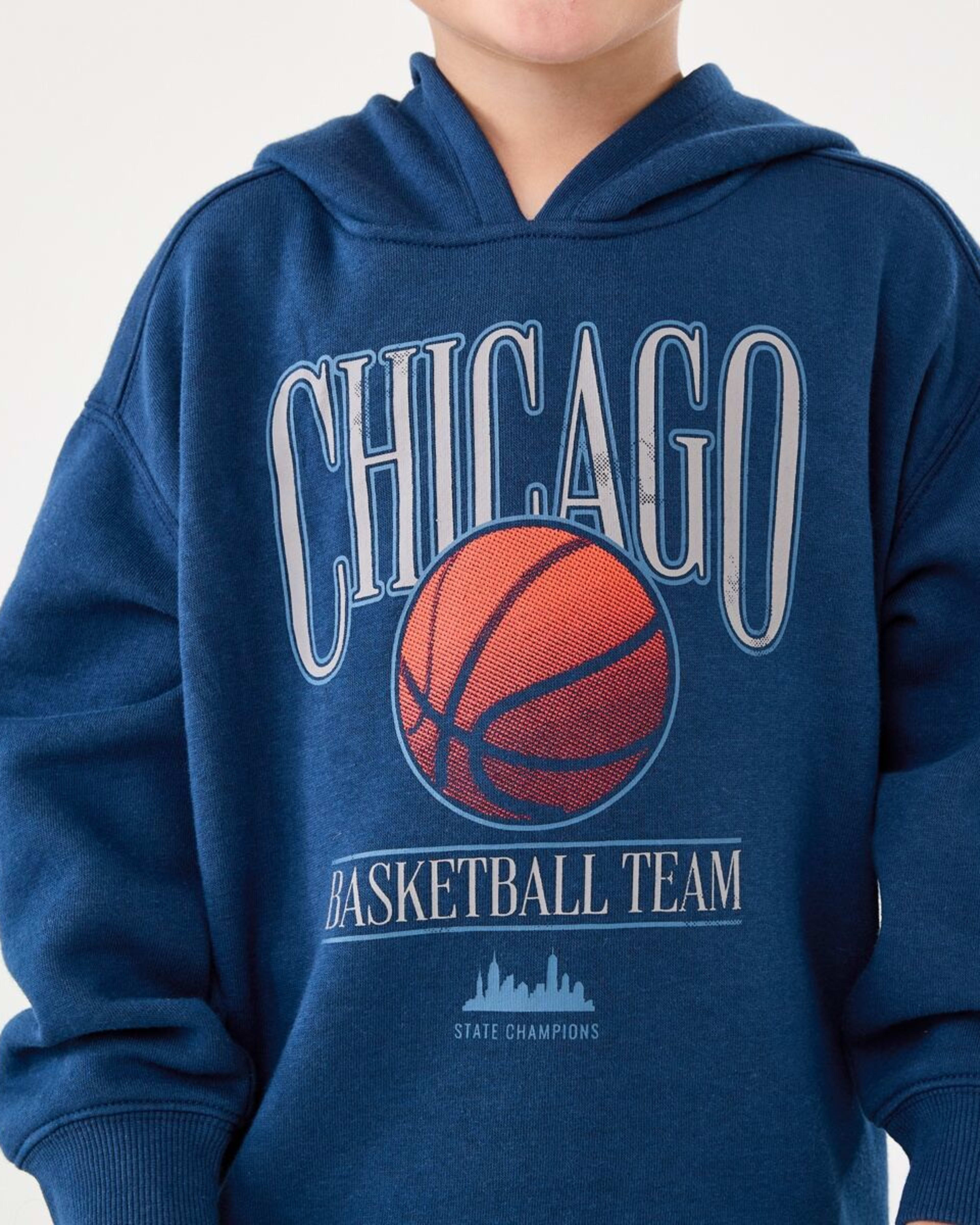 4 Print Hoodie Nvy Bball, 4 of 8