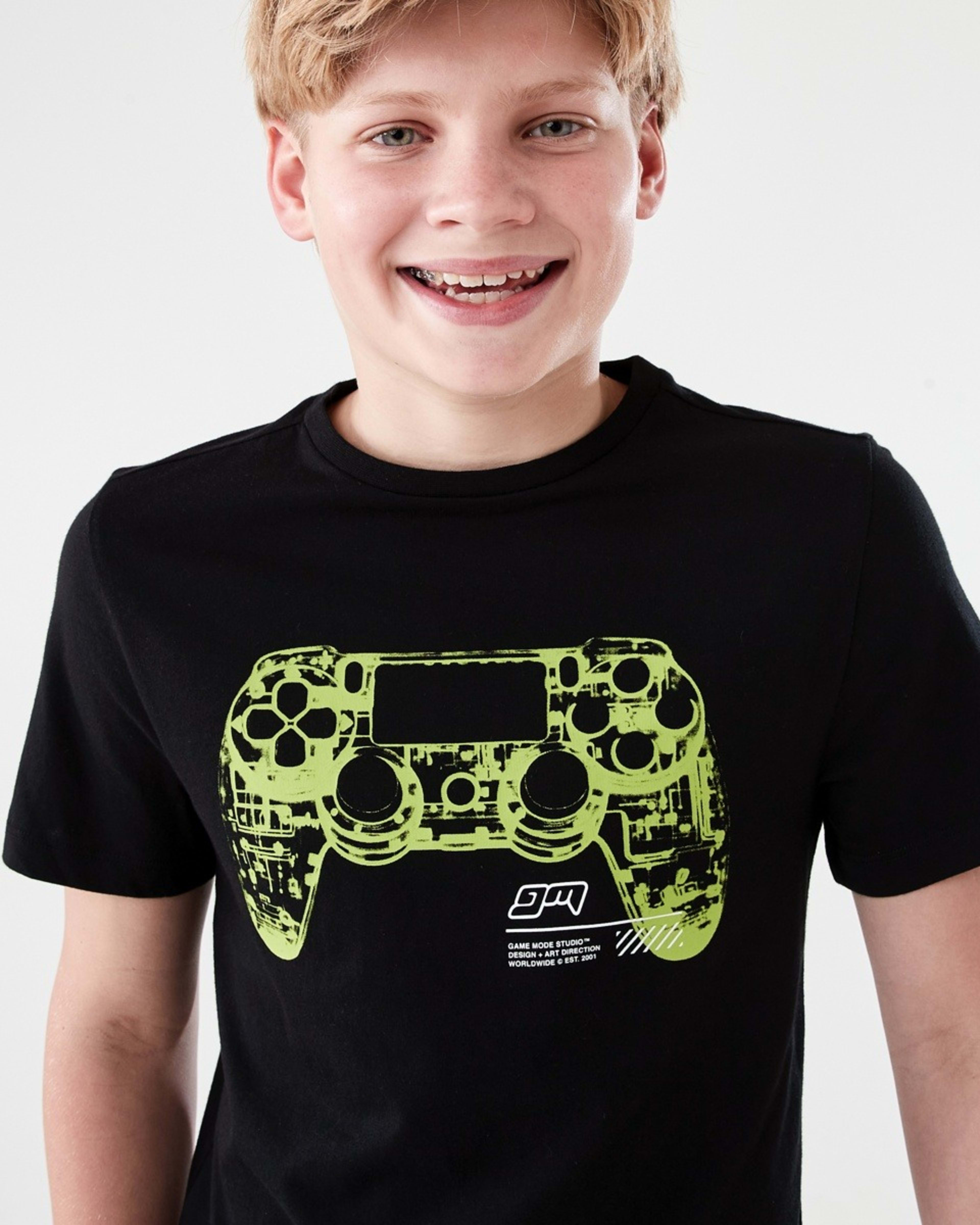 3 Short Sleeve Print T-shirt XRAY GAME BLACK, 3 of 6