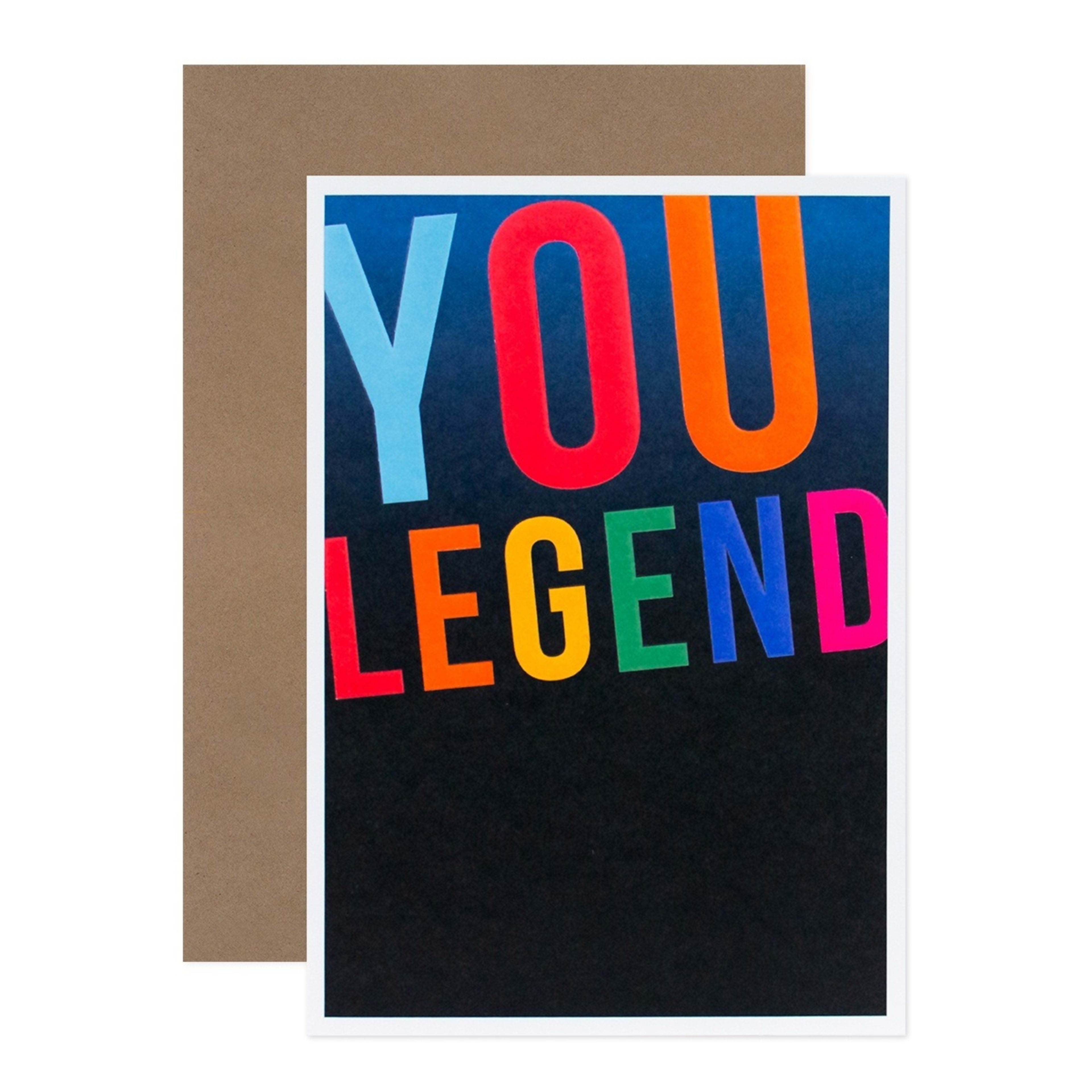 1 Hallmark Greeting Card - You Legend