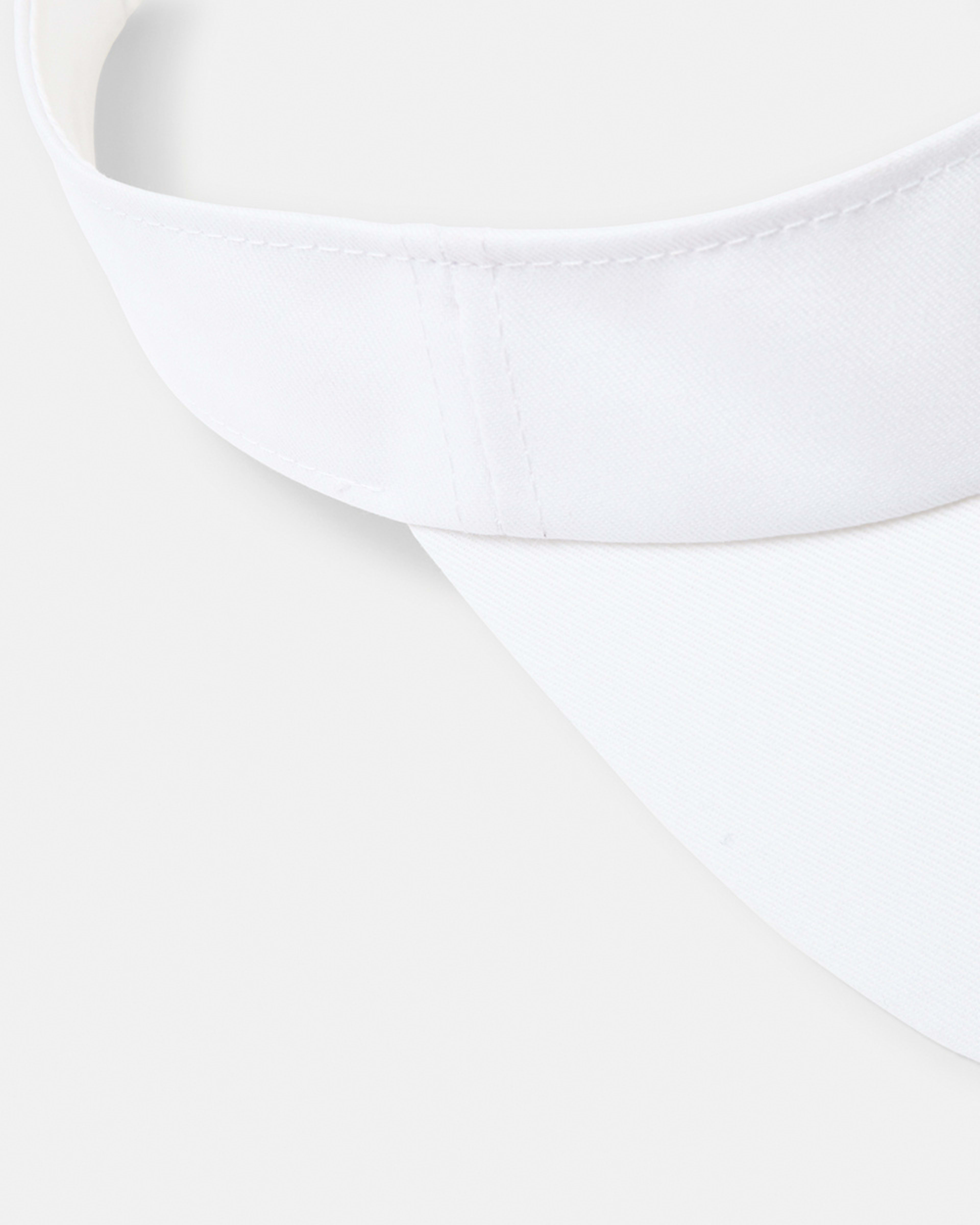 3 Basic Twill Visor White, 3 of 4