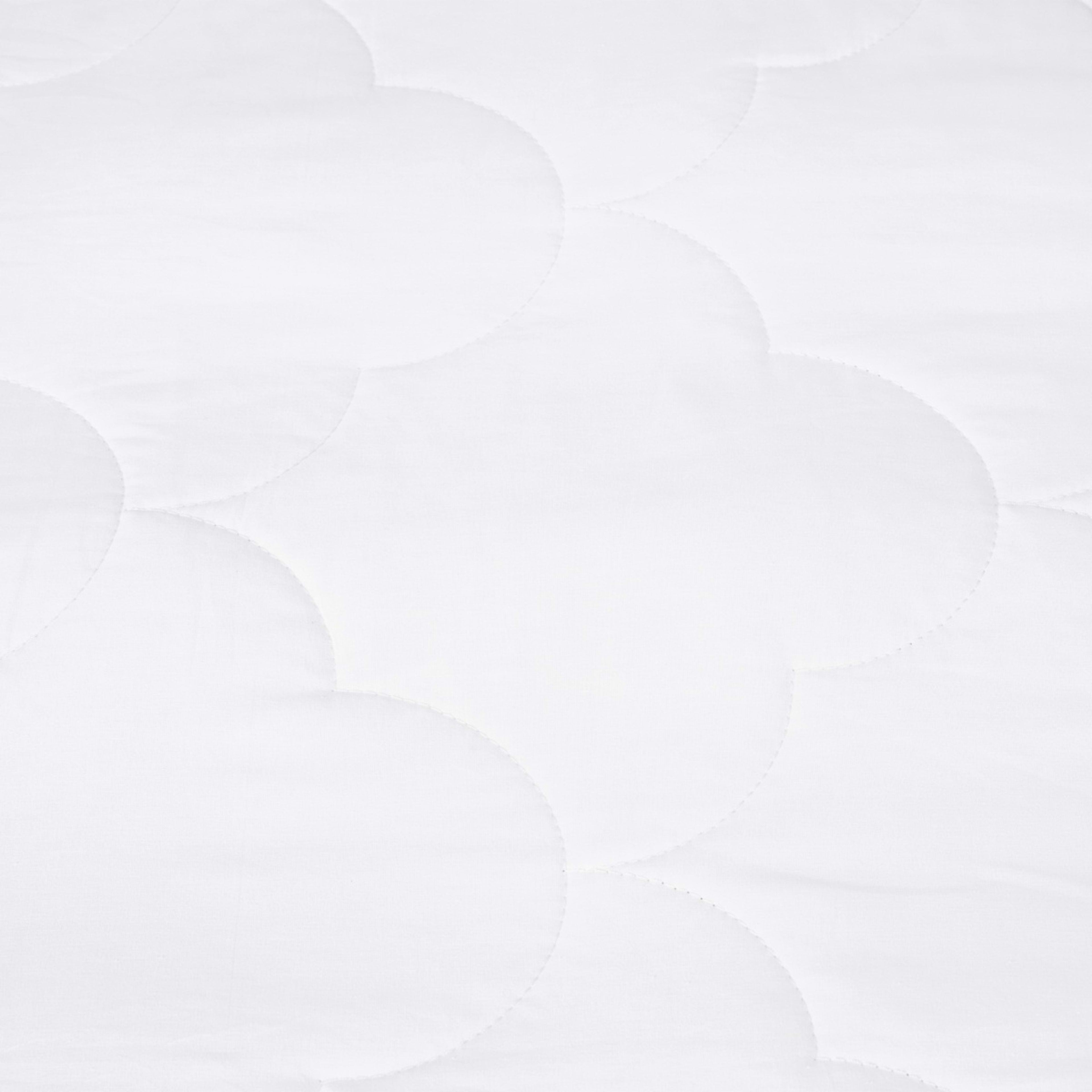 3 Low Warmth Summer Cotton Quilt - Single Bed, White, 3 of 4