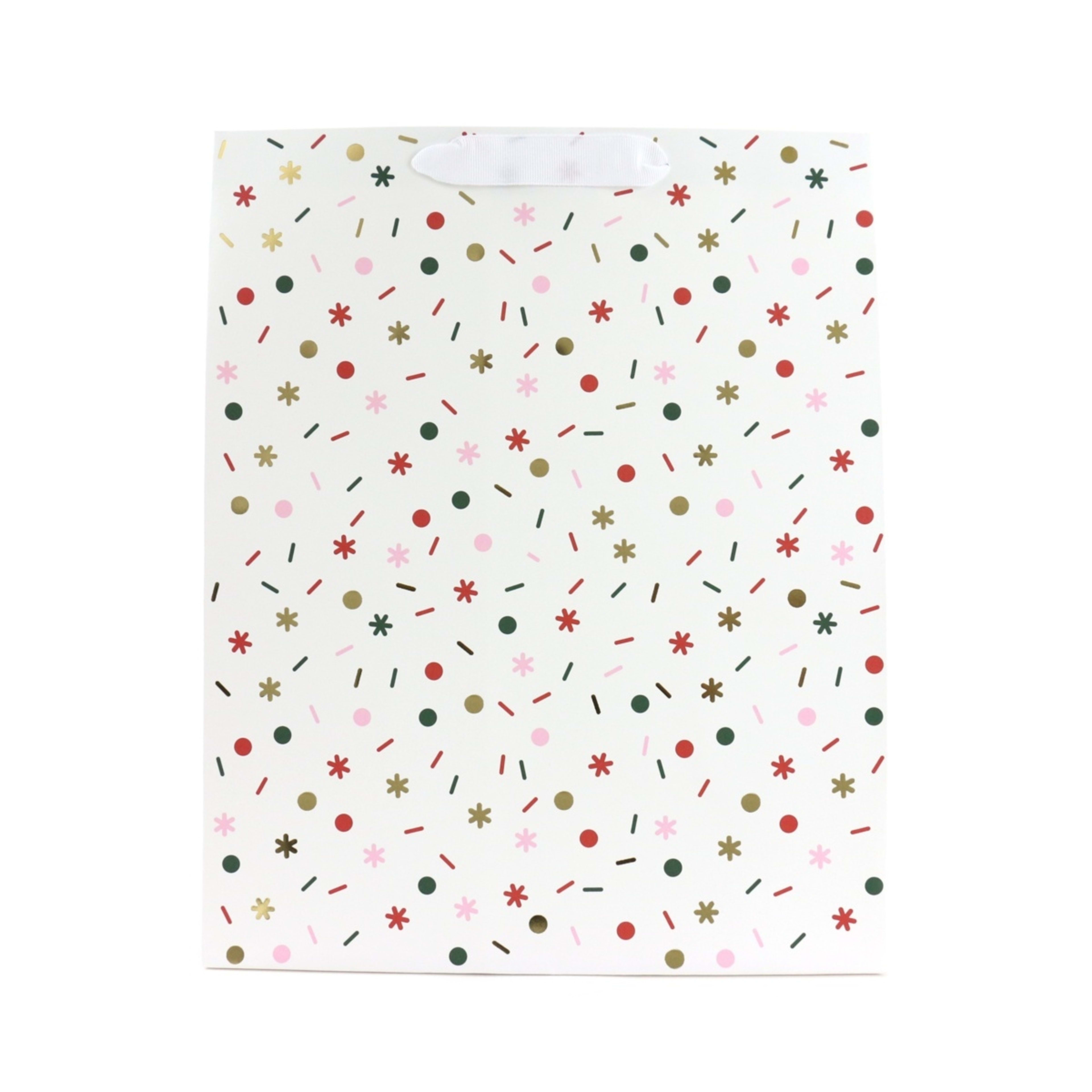 1 Hallmark Confetti and Stars Gift Bag - Large